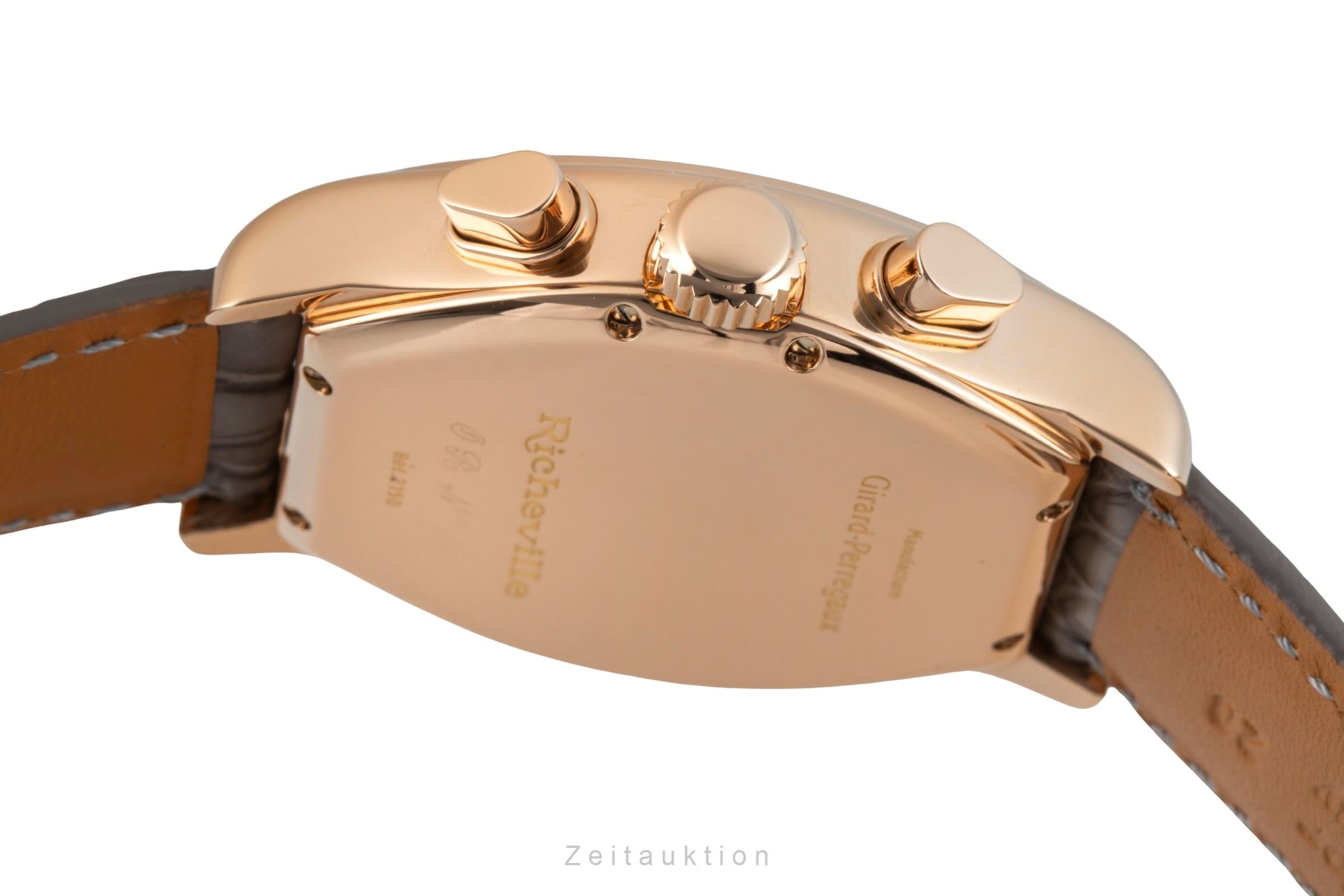 Girard Perregaux Richeville cronografo oro rosso 18 ct automatismo orologio da uomo 2750  [2602319]