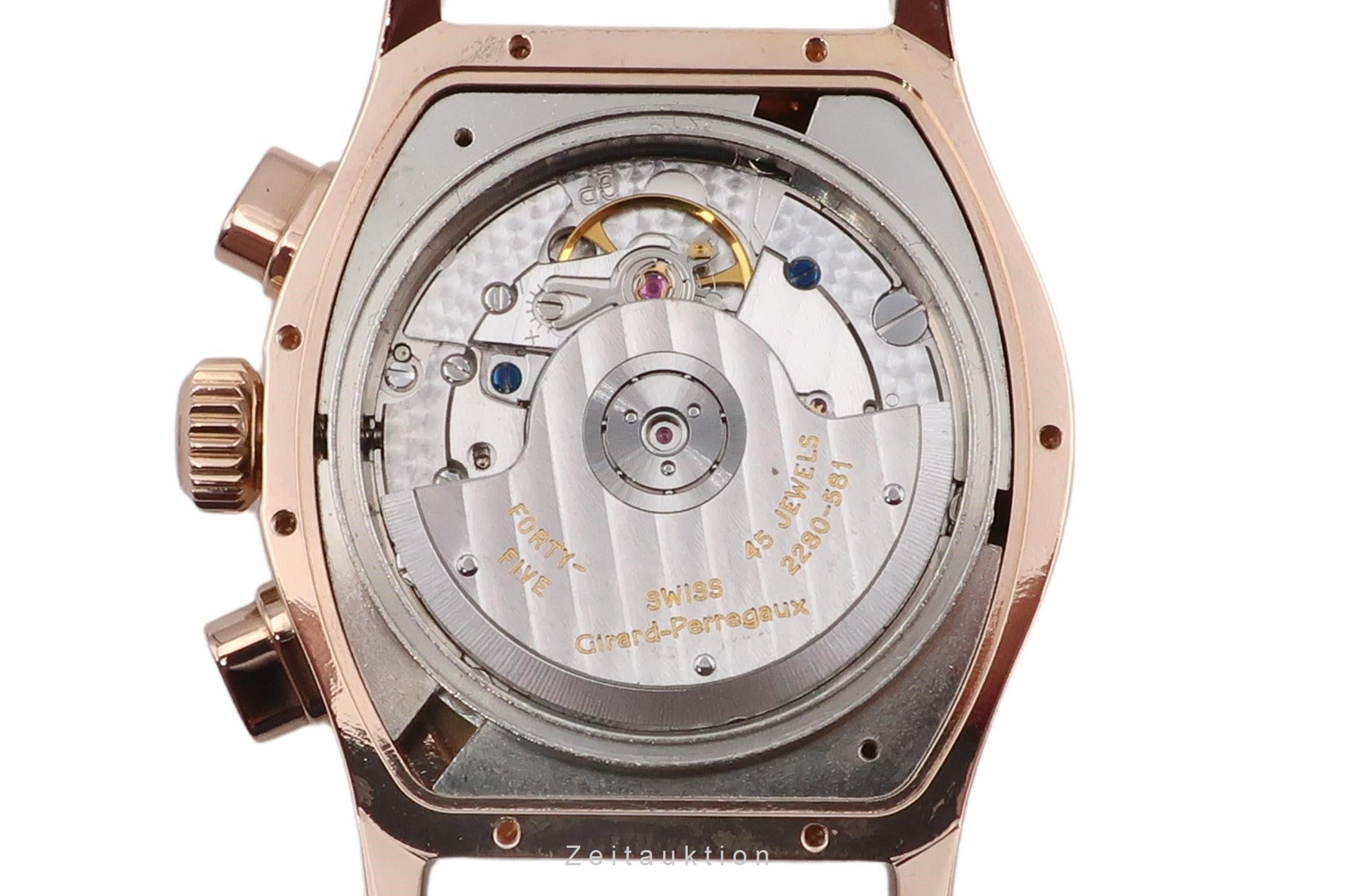 Girard Perregaux Richeville cronografo oro rosso 18 ct automatismo orologio da uomo 2750  [2602319]