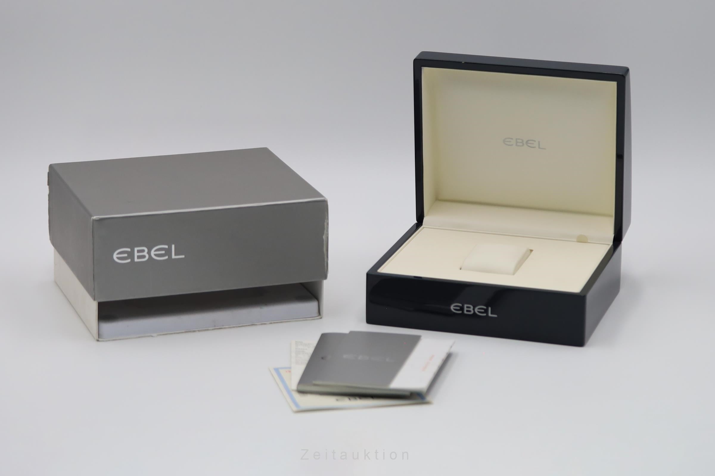Ebel 1911 chronograph 18 ct white gold automatic men's watch E3137240 Limited  [2602322]