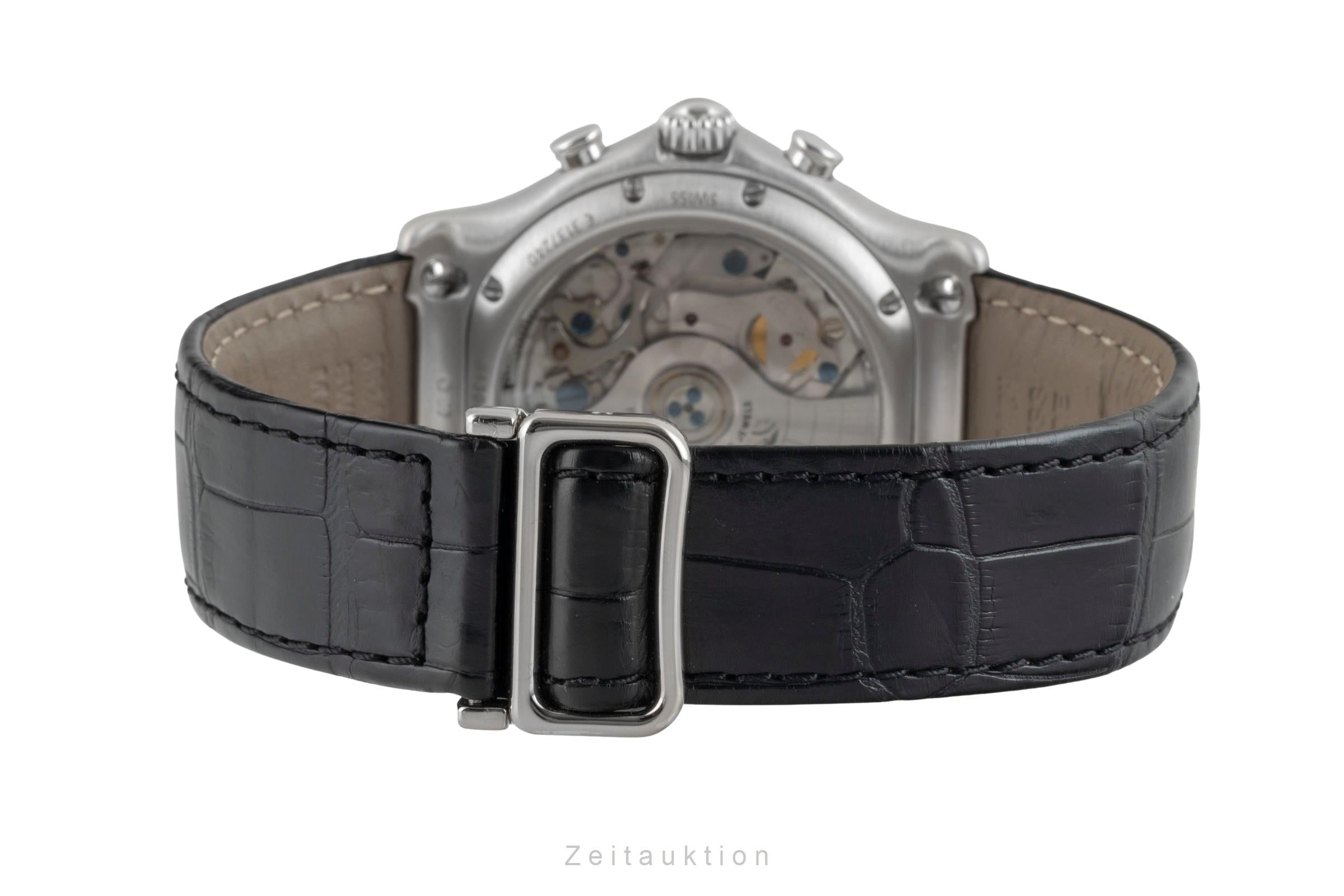 Ebel 1911 chronograph 18 ct white gold automatic men's watch E3137240 Limited  [2602322]