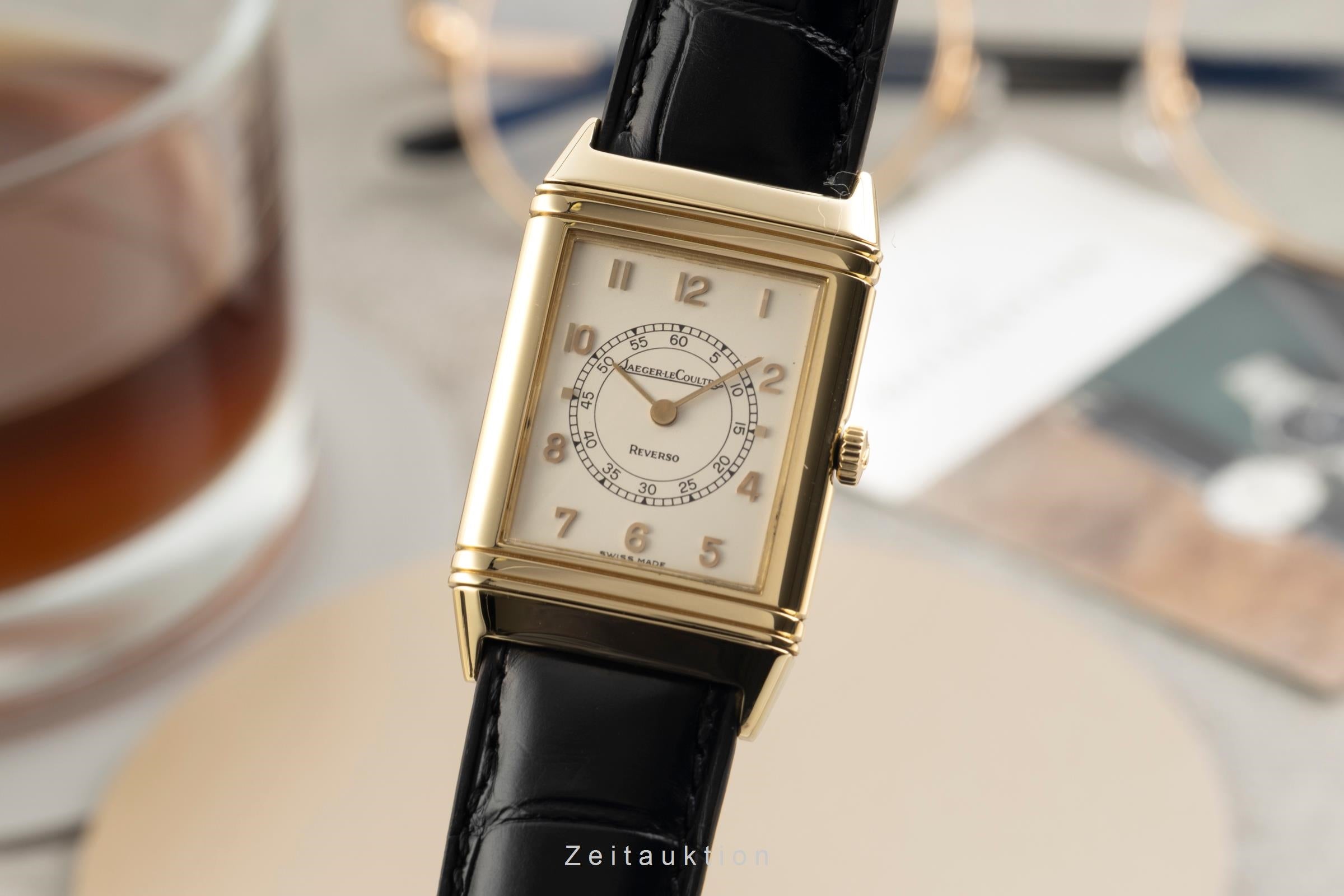 Jaeger LeCoultre Reverso 18 ct gold manual winding Kal. 846 Ref
