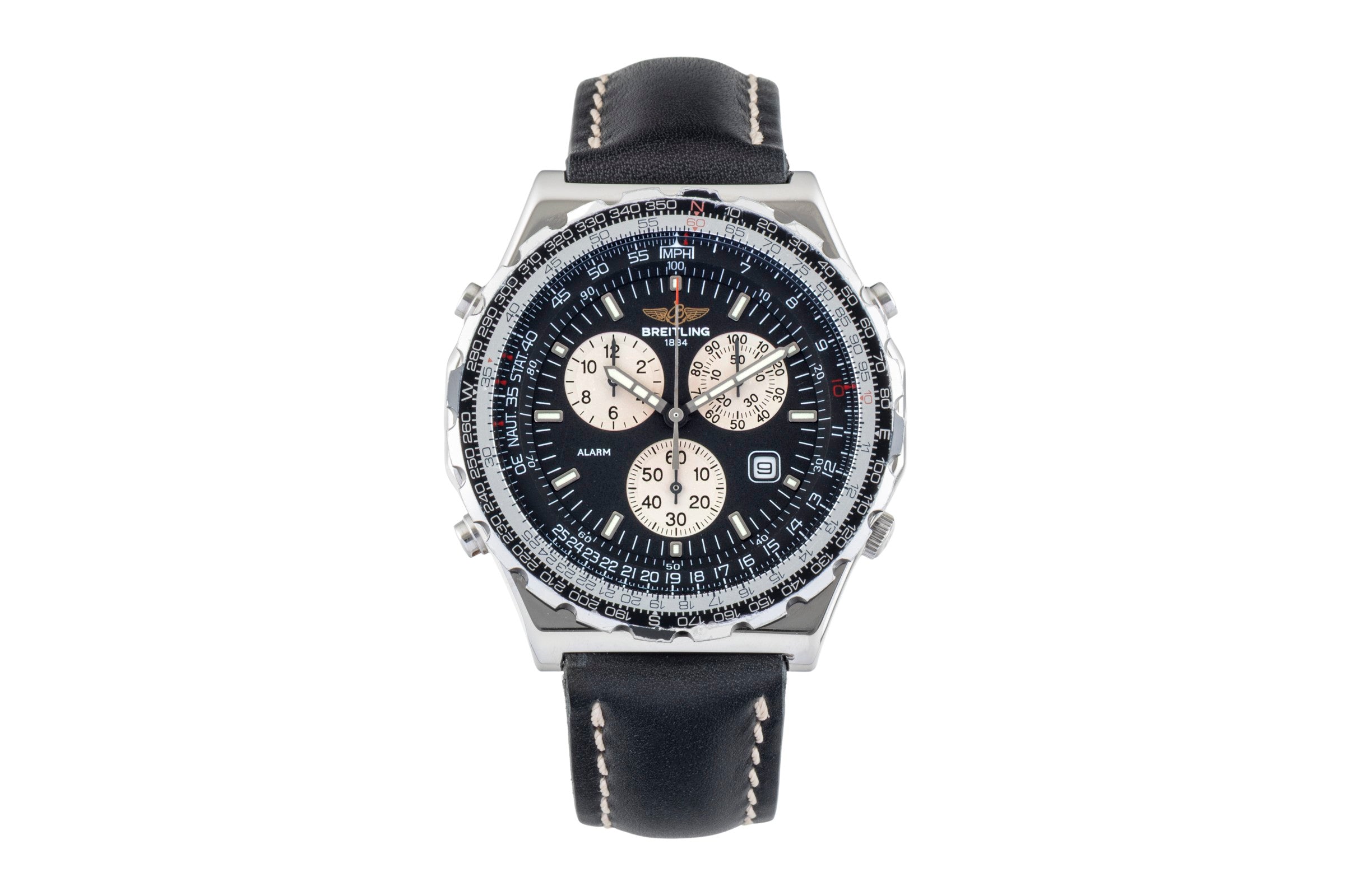Breitling Jupiter Pilot chronograph steel quartz Kal. B233 Ref