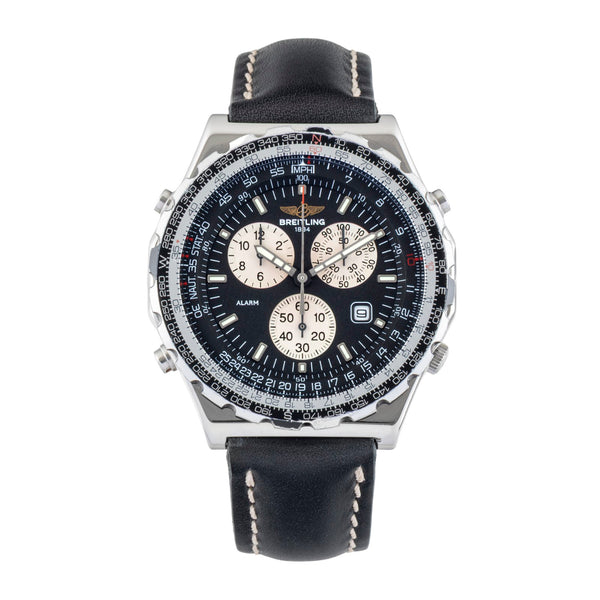 Breitling Jupiter Pilot Navitimer Edelstahl Quarz Herren Ref. 80975 Papiere 1997 [2602324]