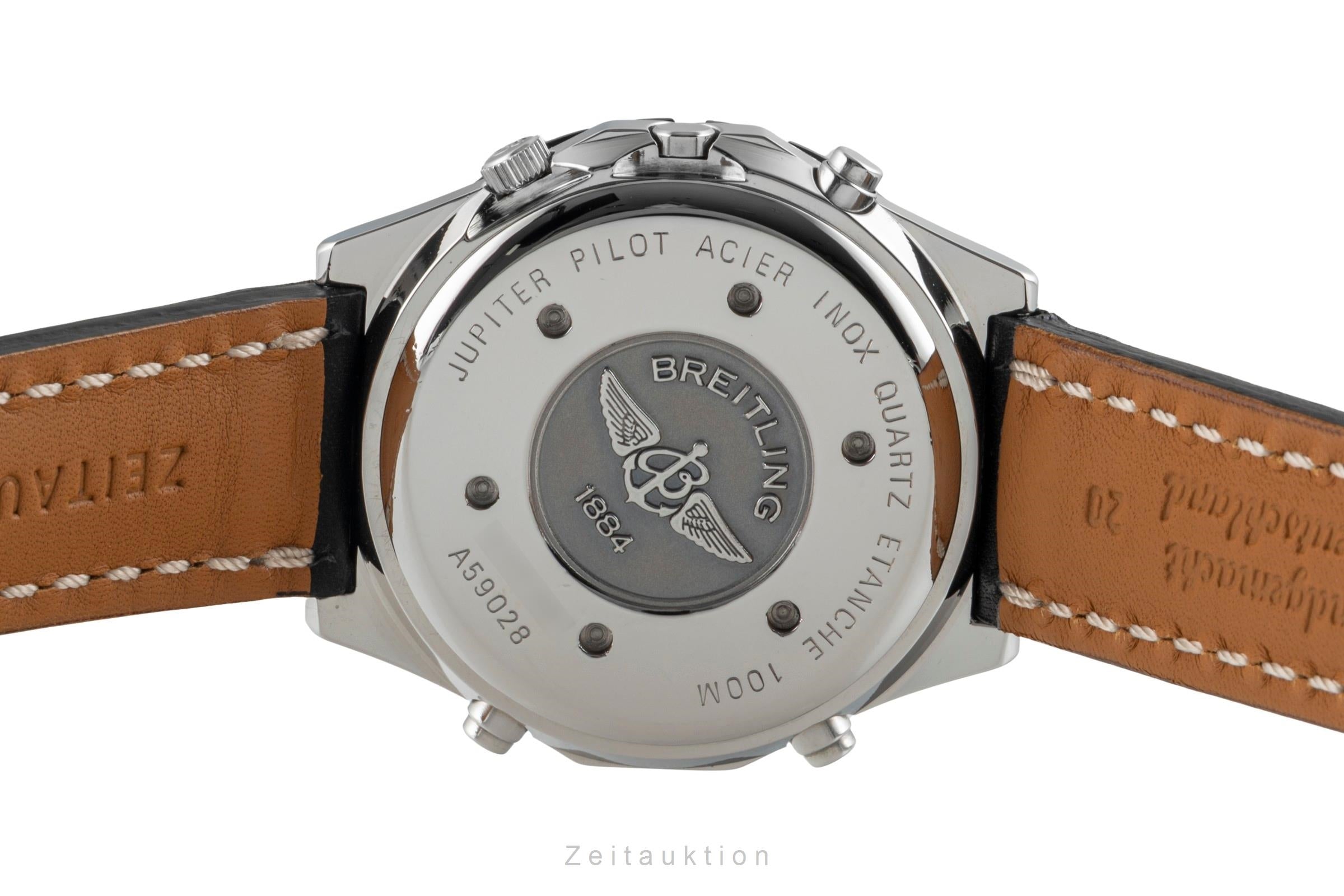 Breitling Jupiter Pilot Navitimer Edelstahl Quarz Herren Ref. 80975 Papiere 1997 [2602324]