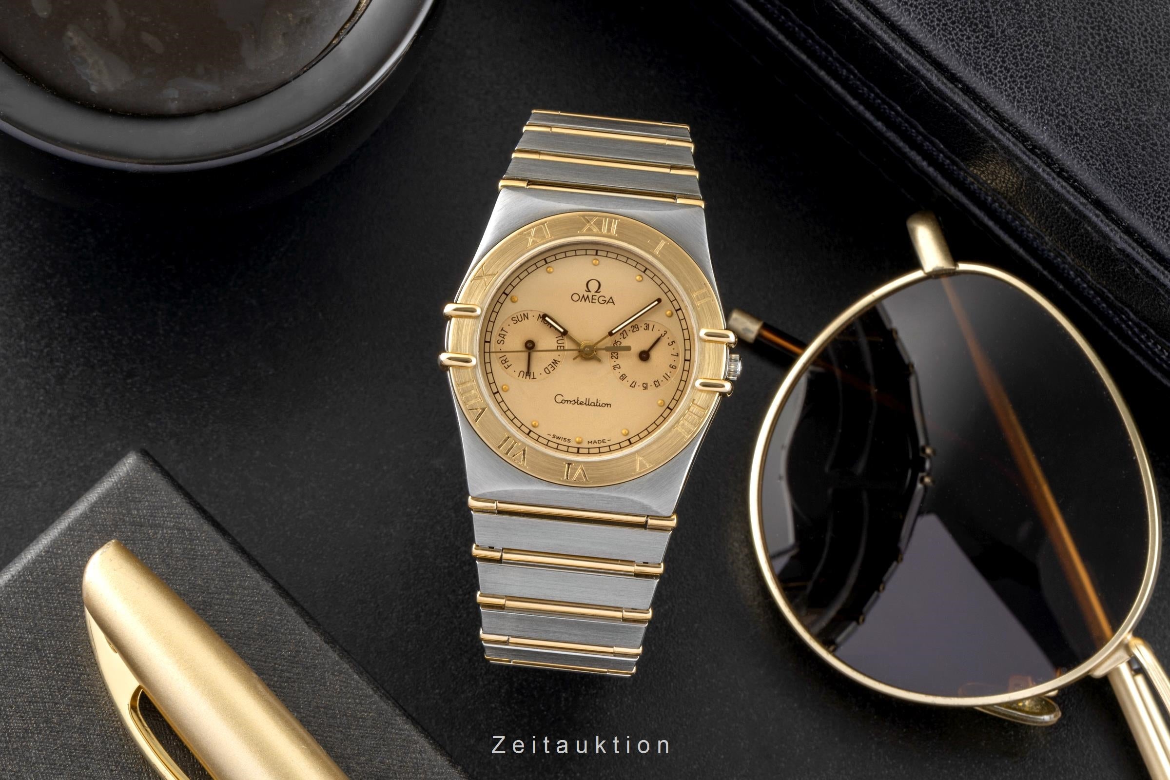 Omega Constellation Stahl Quarz Herrenuhr Ref. 396.1070 396.1080 Vintage  [2602325]