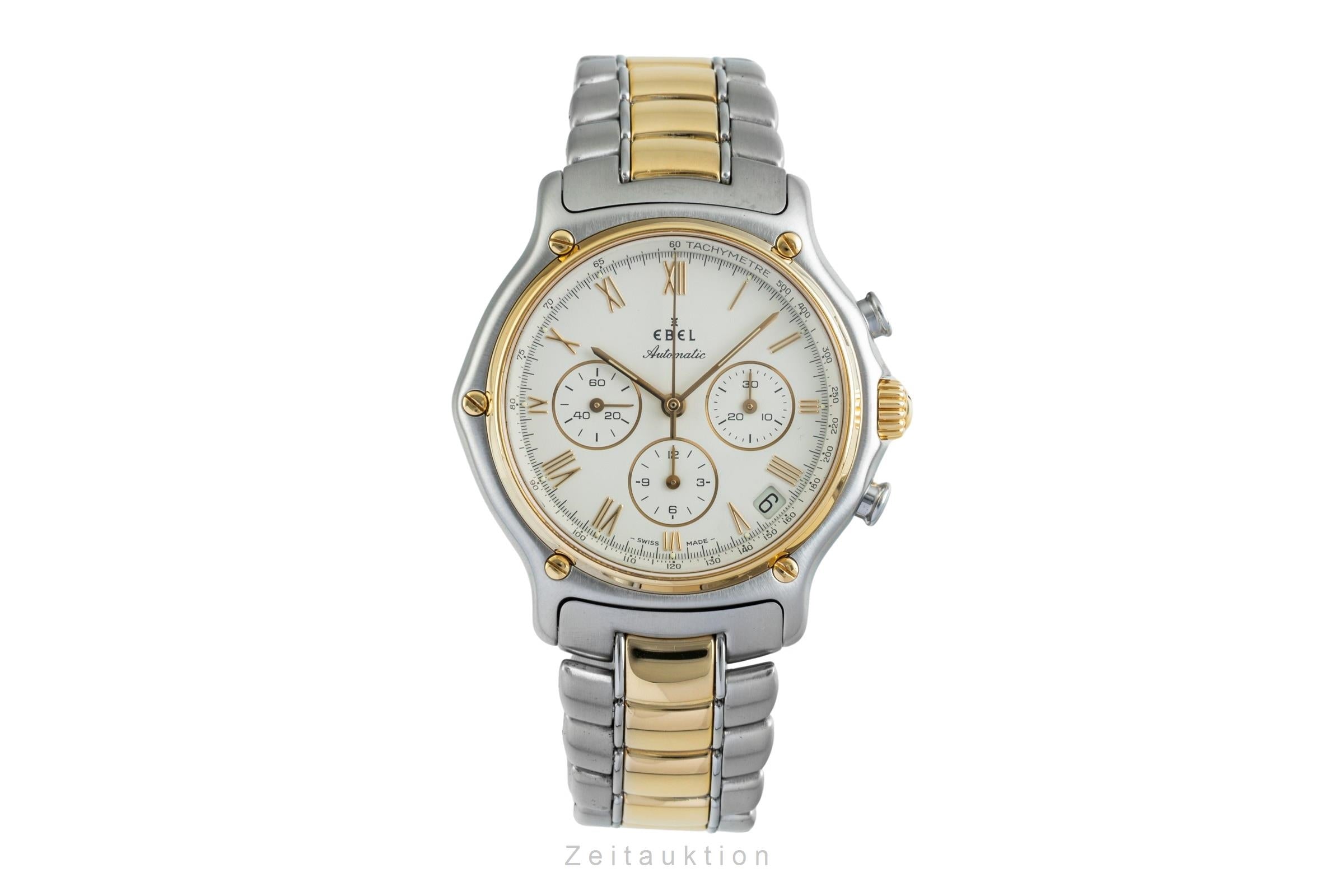 Ebel 1911 chronograph steel / gold automatic men's watch 1134901  [2602327]