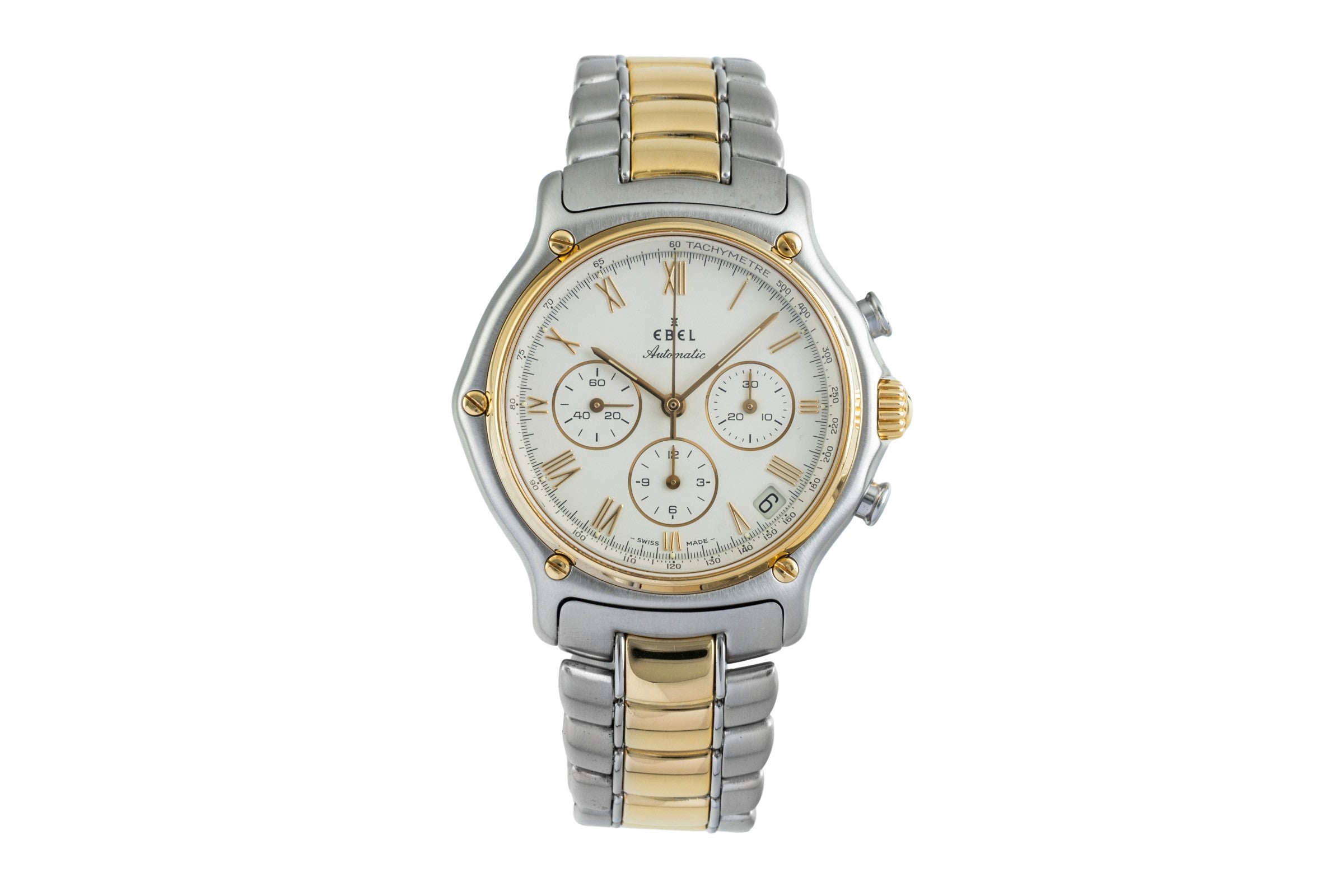 Ebel 1911 chronograph steel / gold automatic men's watch 1134901  [2602327]