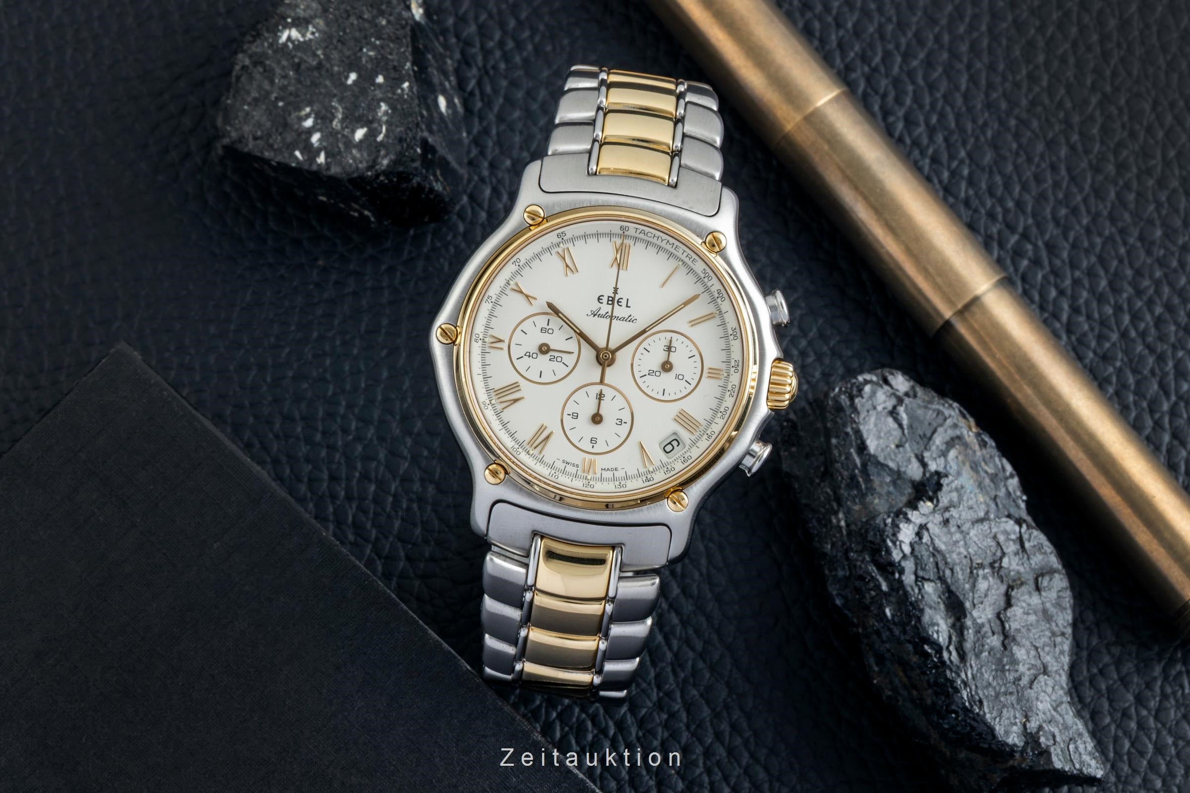 Ebel 1911 chronograph steel / gold automatic men's watch 1134901  [2602327]