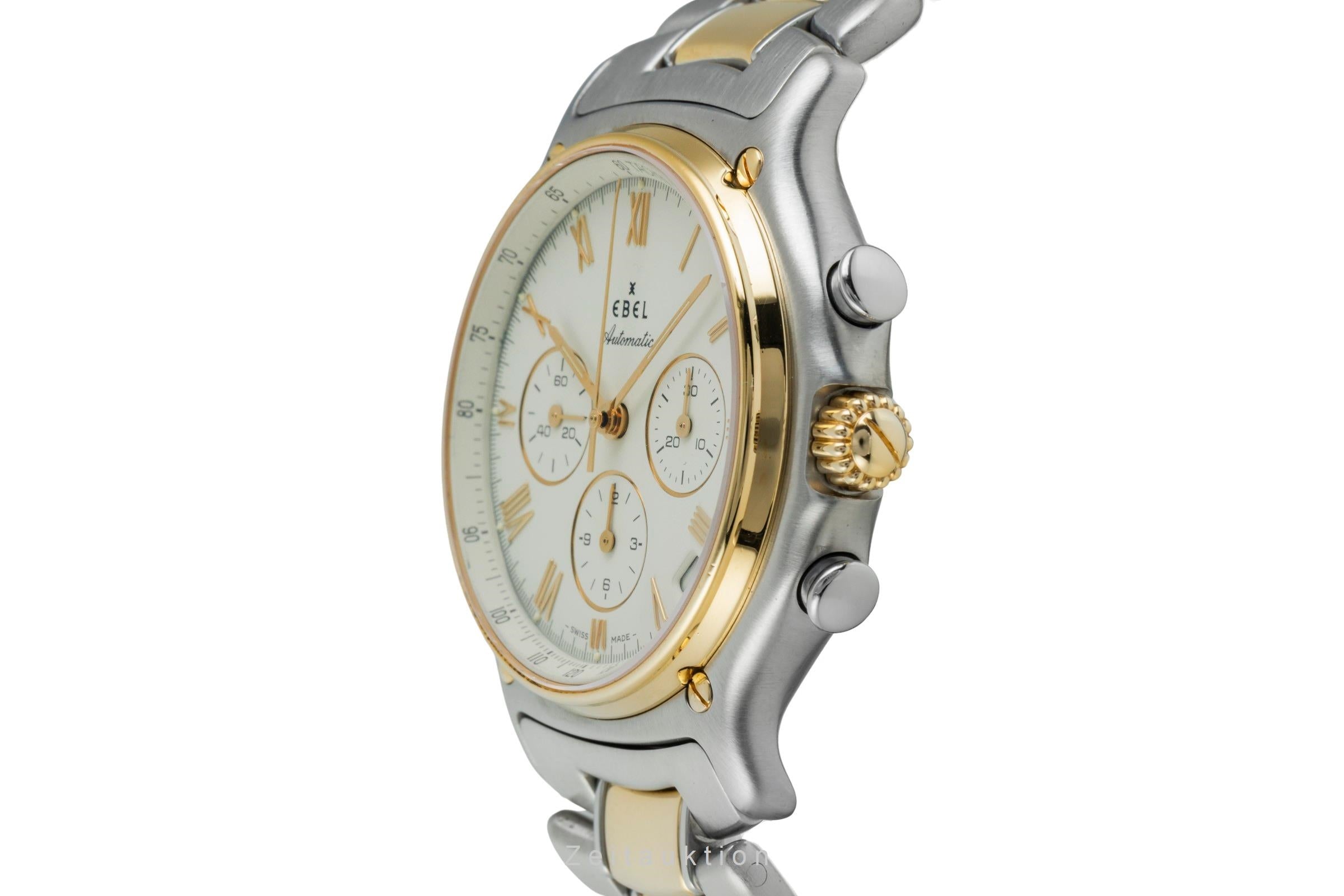 Ebel 1911 chronograph steel / gold automatic men's watch 1134901  [2602327]