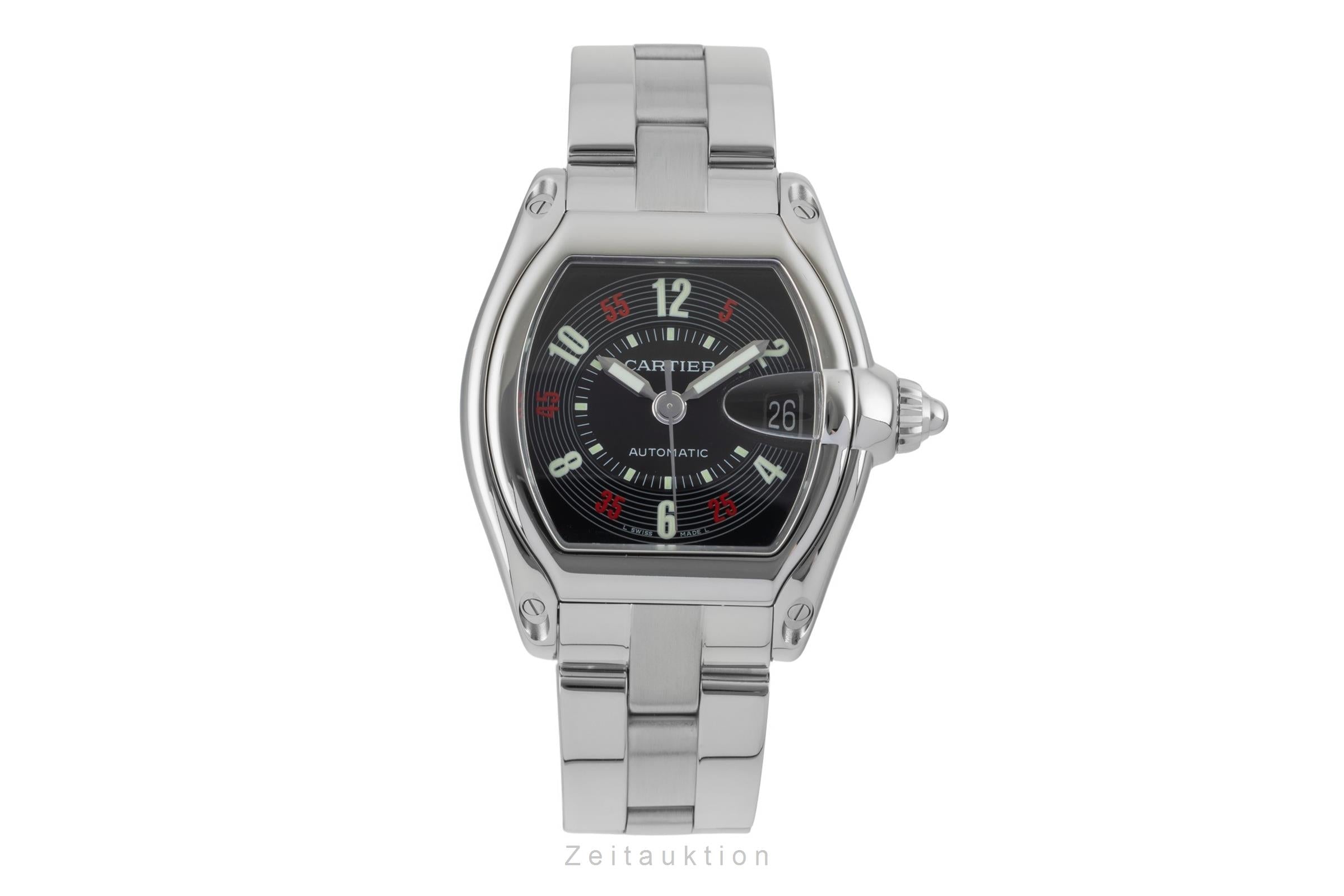 Cartier Roadster steel automatic Kal. 3110 Ref. W62002V3, 2510