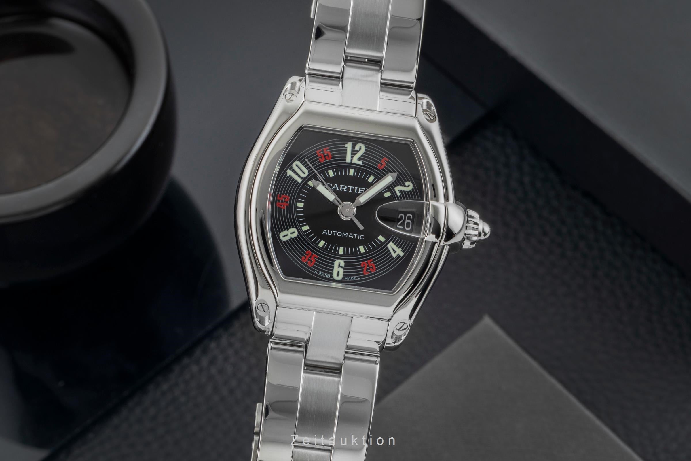 Cartier Roadster steel automatic men's watch W62002V3, 2510  [2602328]