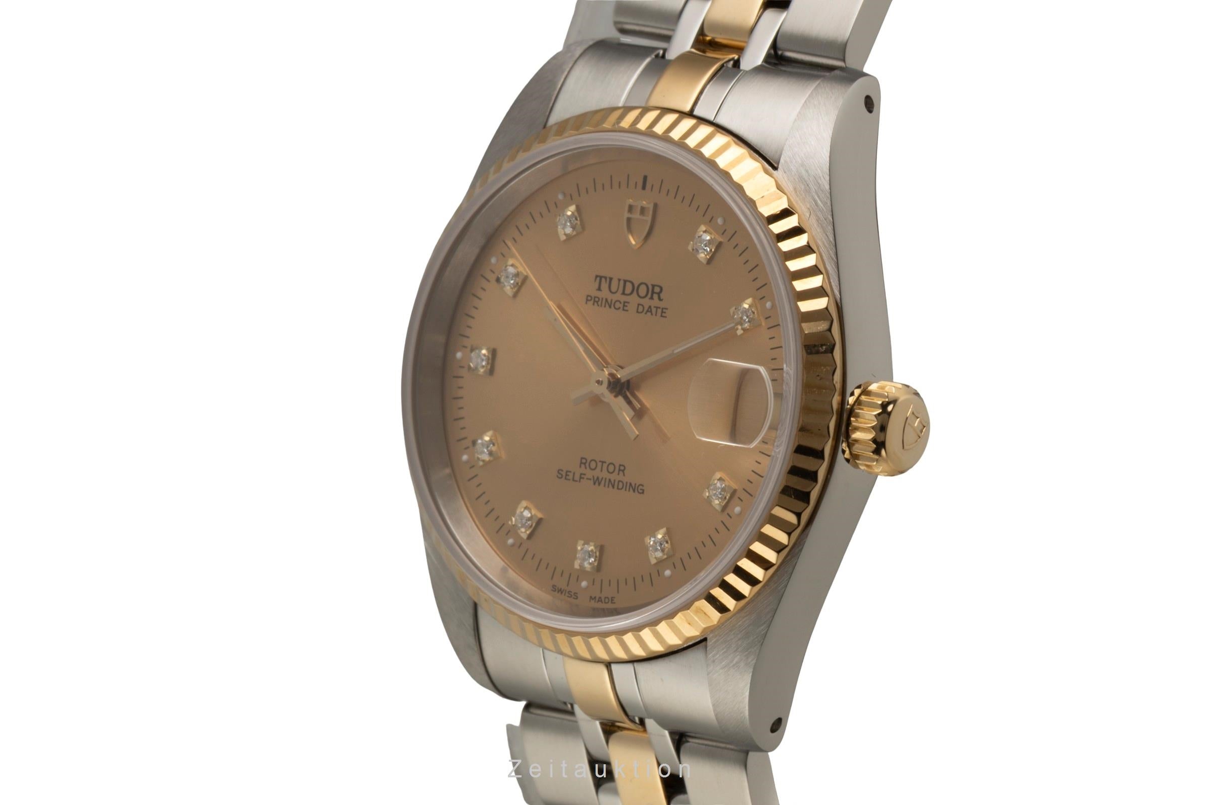 Tudor Prince Date acier / or  automatique unisexe 72033  [2602329]