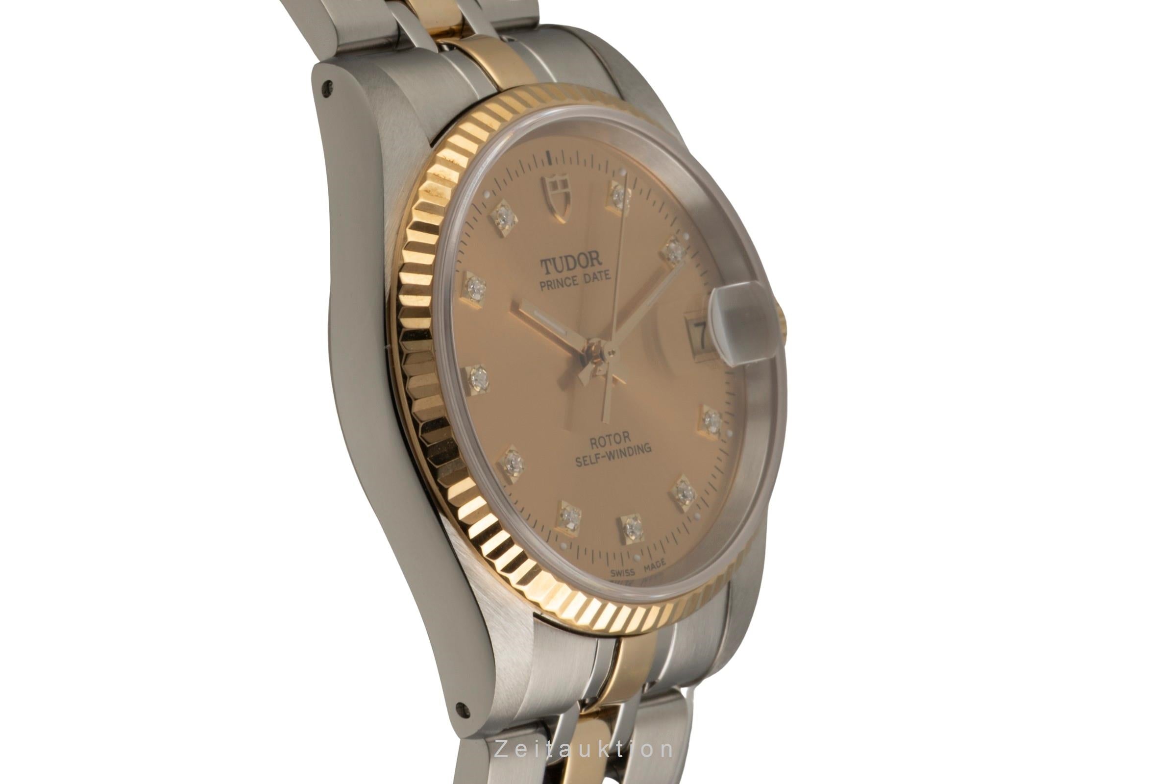 Tudor Prince Date acier / or  automatique unisexe 72033  [2602329]