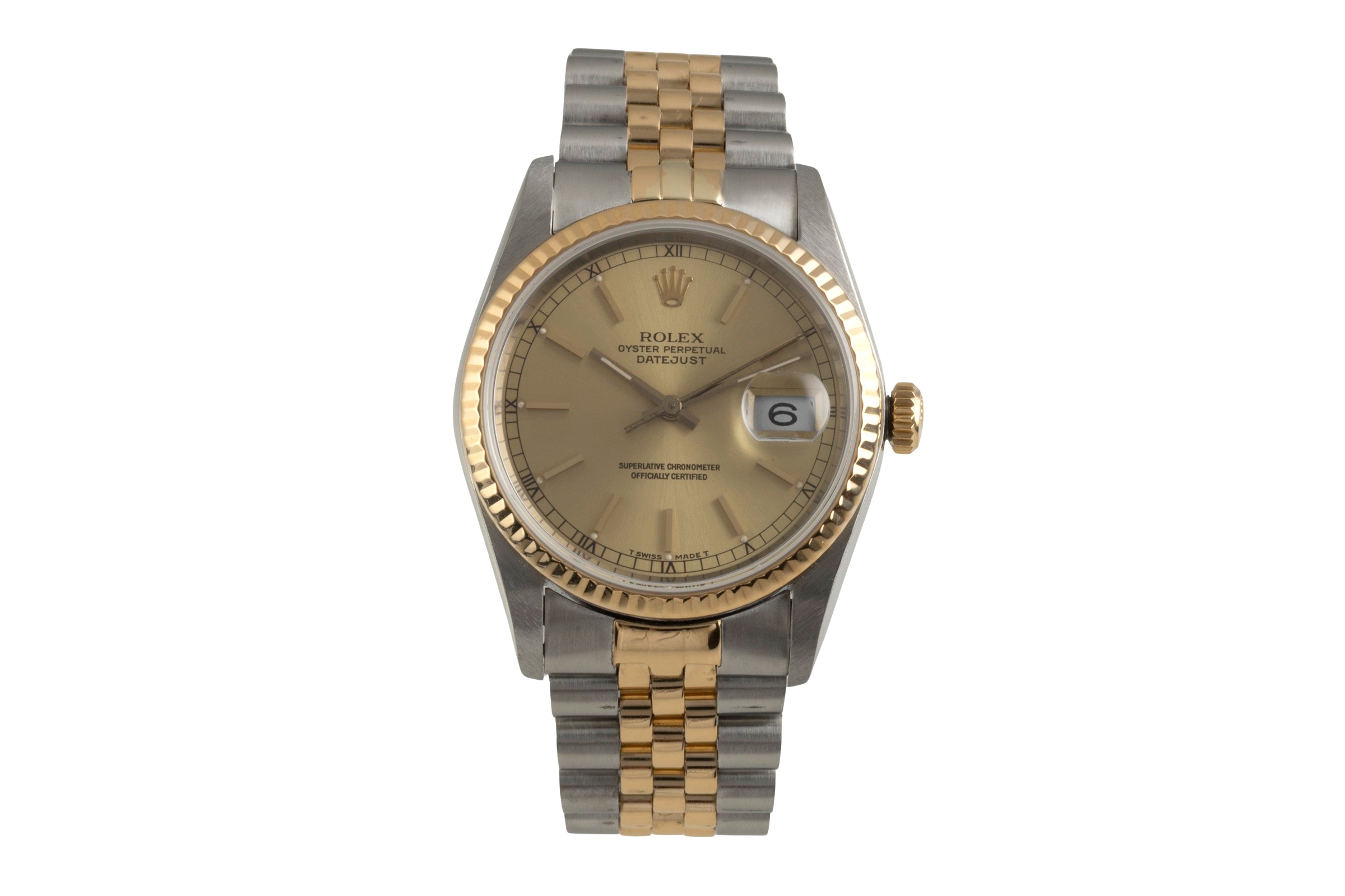 Rolex Datejust steel / gold automatic men's watch 16233  [2602334]