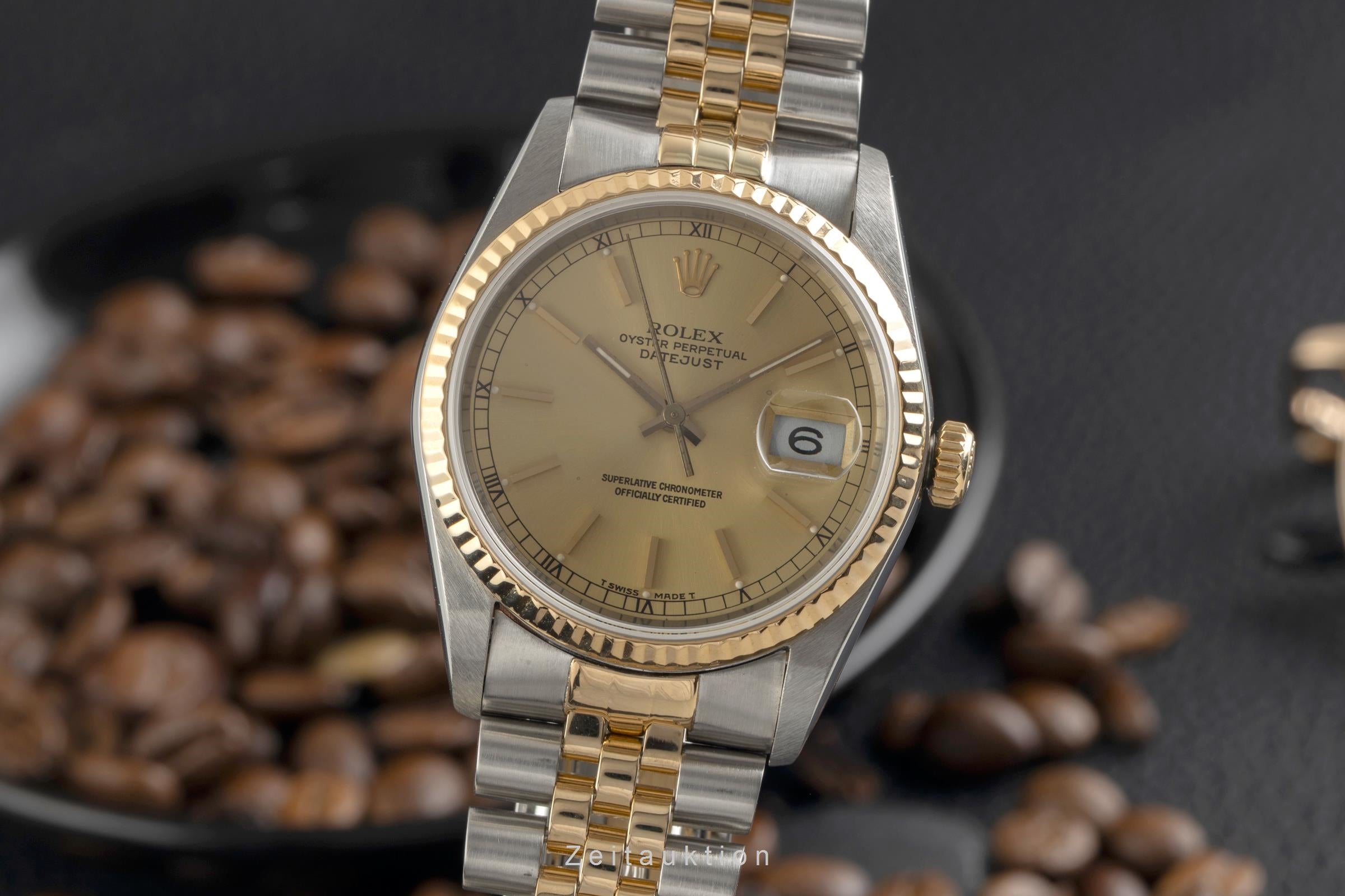 Rolex Datejust steel / gold automatic men's watch 16233  [2602334]