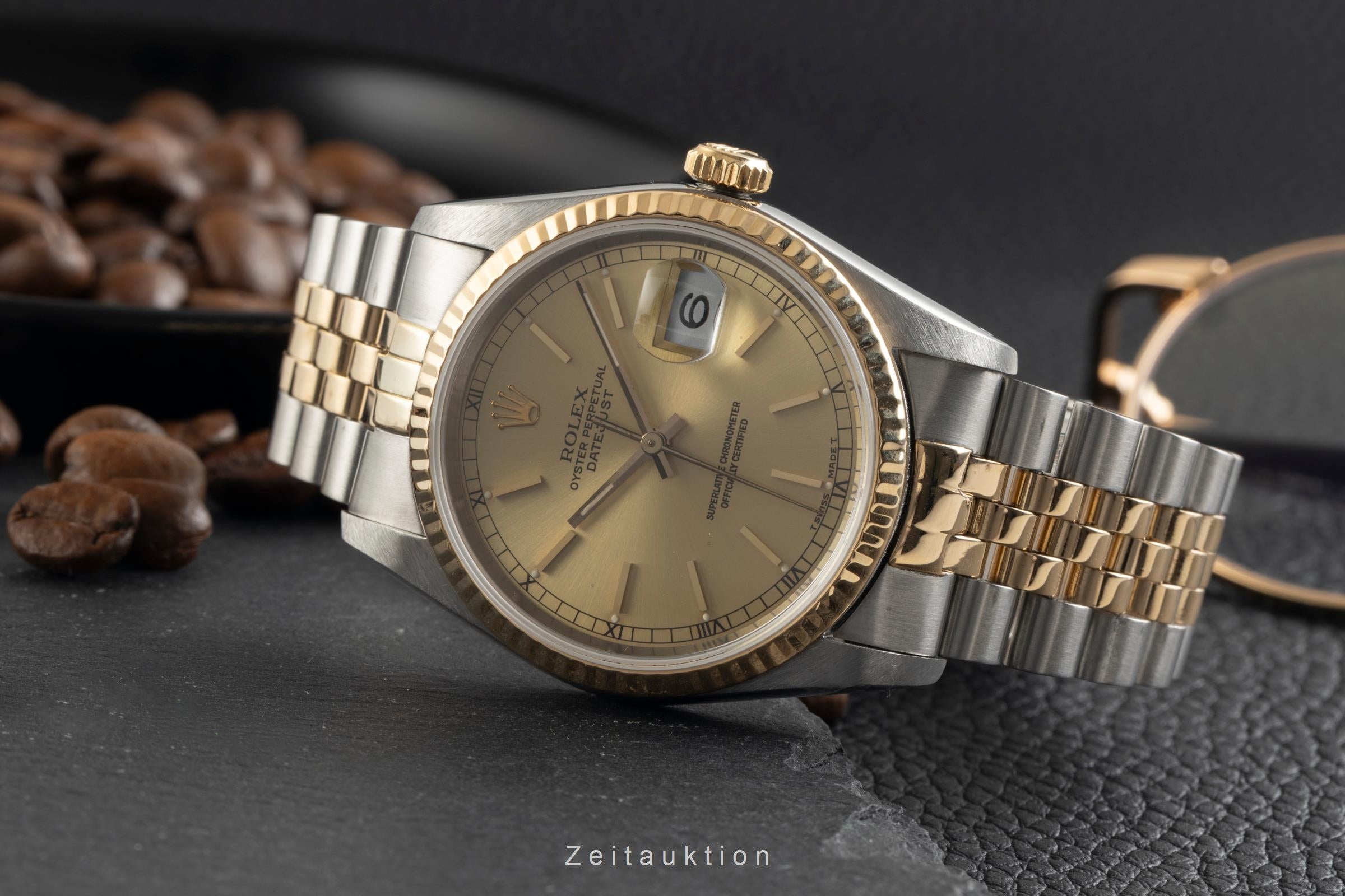 Rolex Datejust steel / gold automatic men's watch 16233  [2602334]