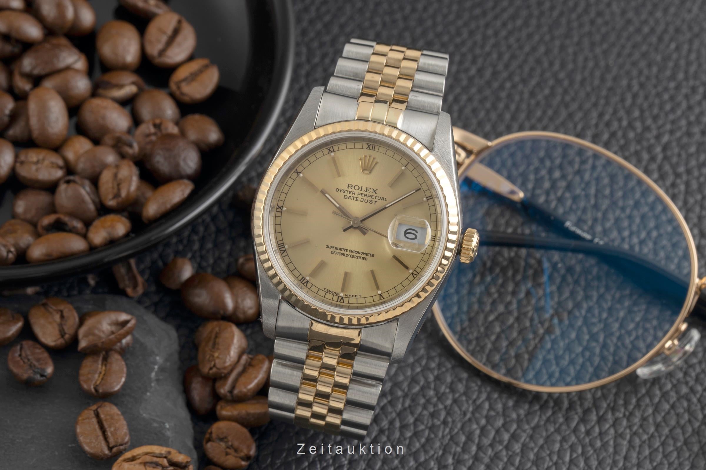 Rolex Datejust steel / gold automatic men's watch 16233  [2602334]