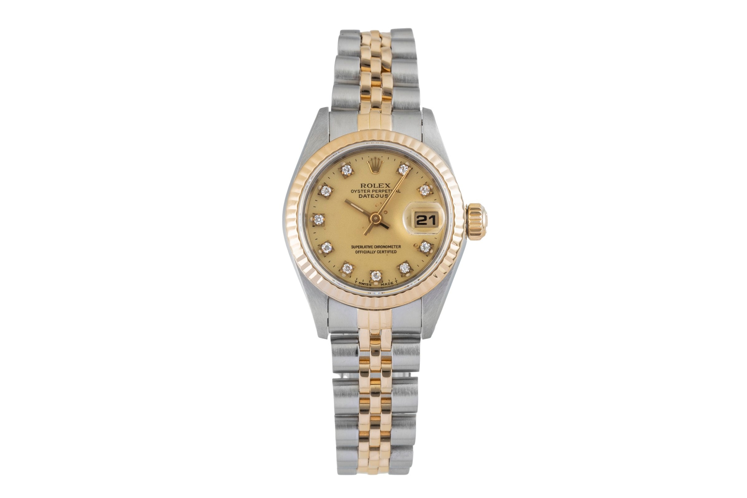 Rolex Lady Datejust steel / gold automatic women's watch 69173  [2602335]