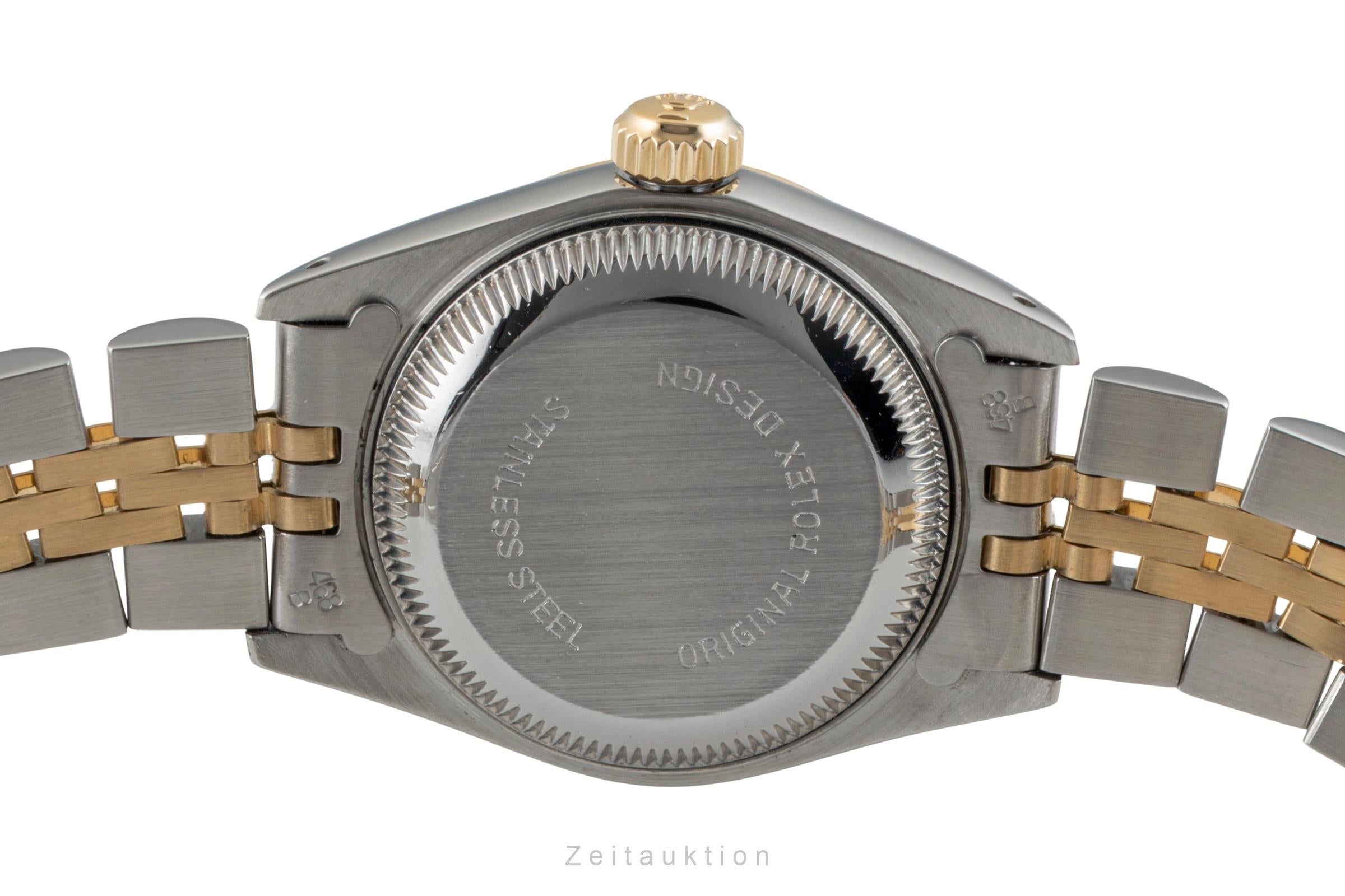Rolex Lady Datejust 26 Stahl Gold Diamond Dial Damenuhr Ref. 69173 Papiere 1986 [2602335]