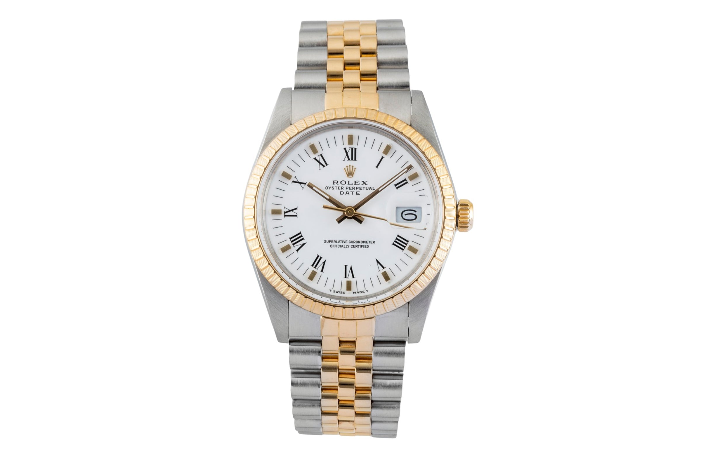 Rolex Date 34 Stahl / Gold Automatik Herrenuhr Medium Ref. 15053 Klassiker [2602336]