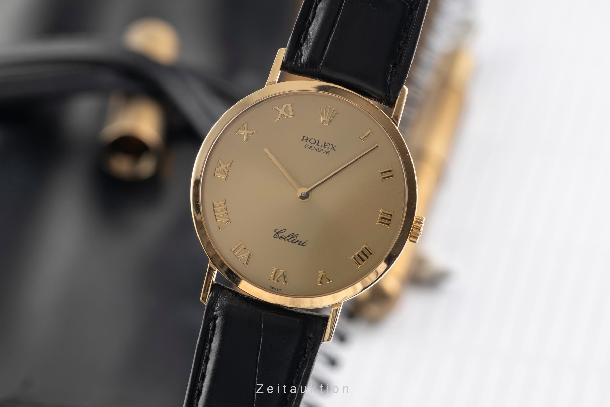 Rolex Cellini 18 ct gold manual winding men's watch 4112/8  [2602339]