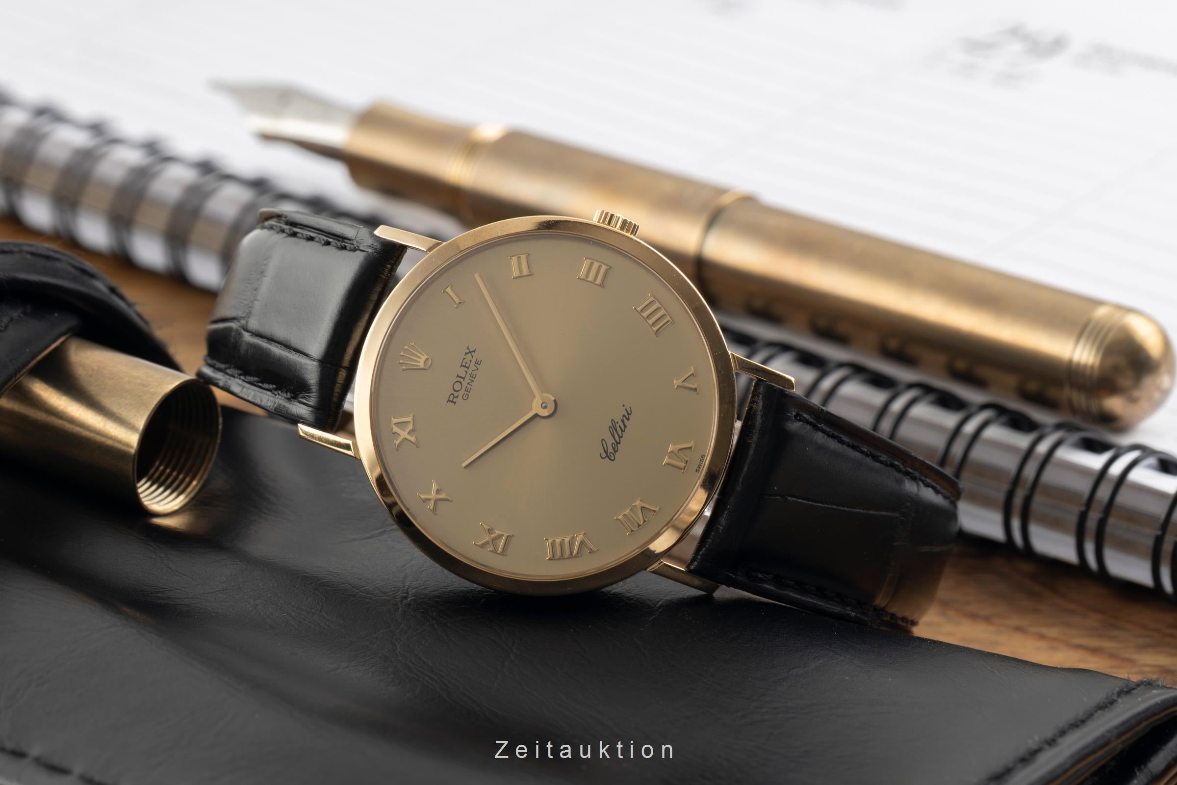 Rolex Cellini or 18 ct à remontage manuel montre pour hommes 4112/8  [2602339]
