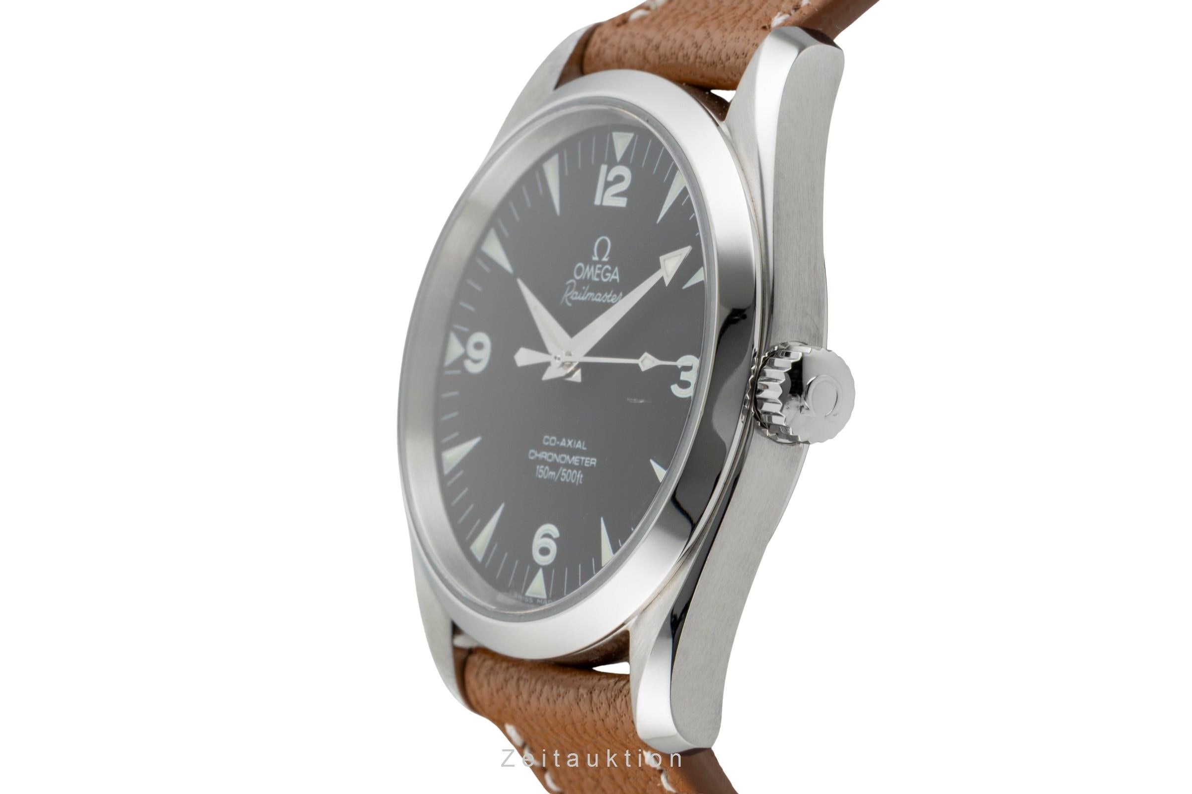 Omega Railmaster acero automático reloj para caballeros 2803.52.37  [2602341]