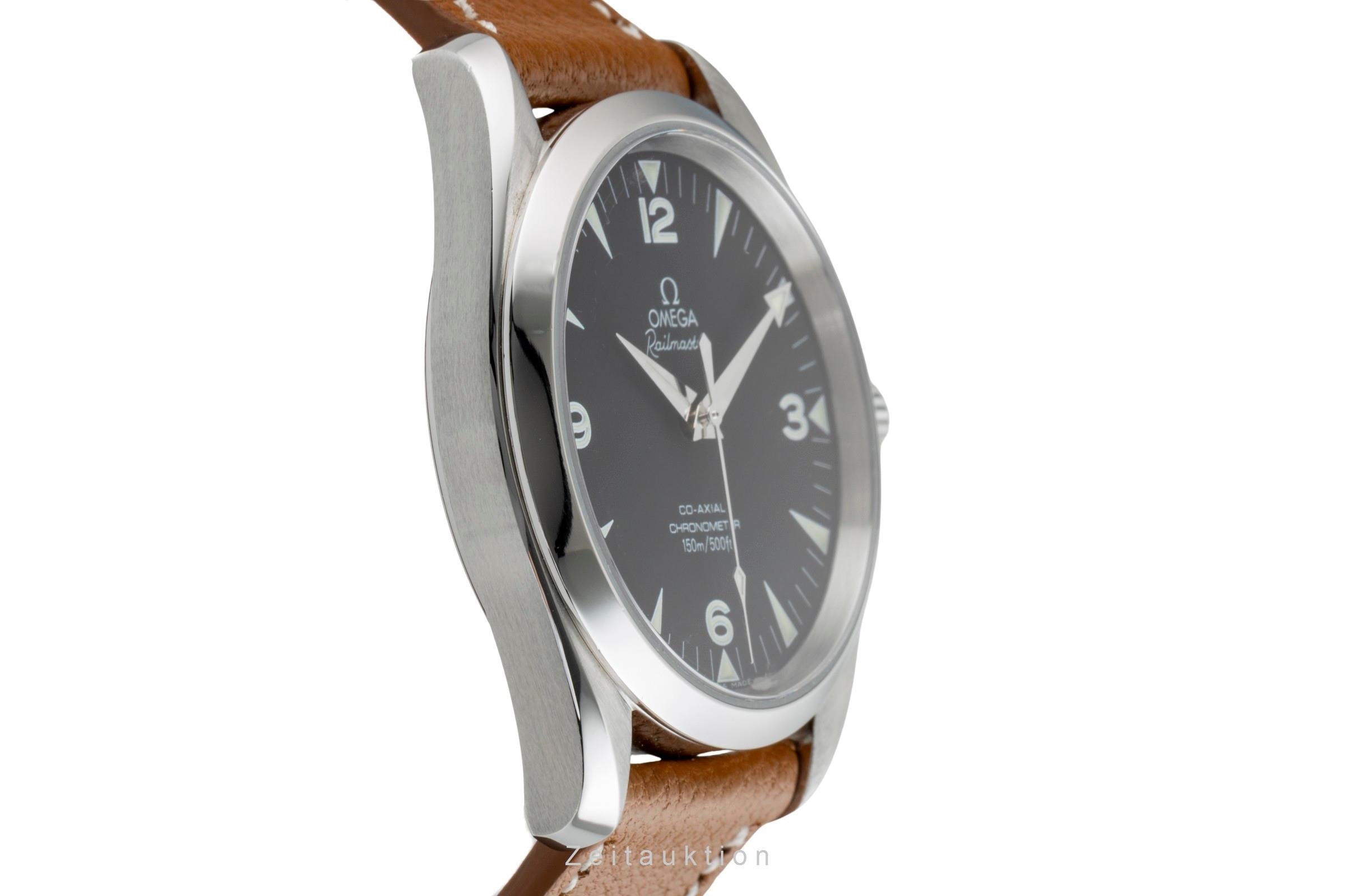 Omega Railmaster acero automático reloj para caballeros 2803.52.37  [2602341]