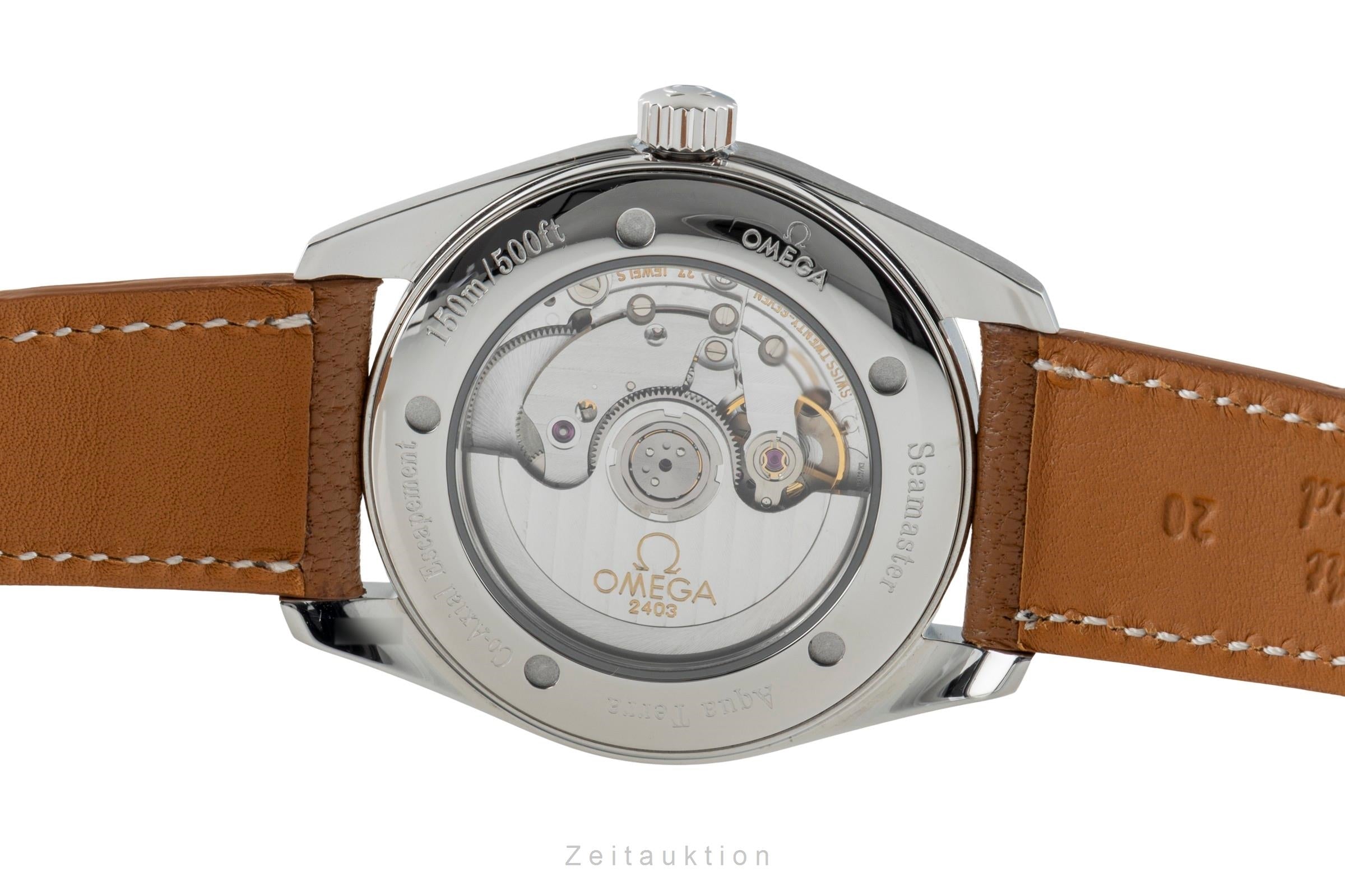 Omega Railmaster acero automático reloj para caballeros 2803.52.37  [2602341]