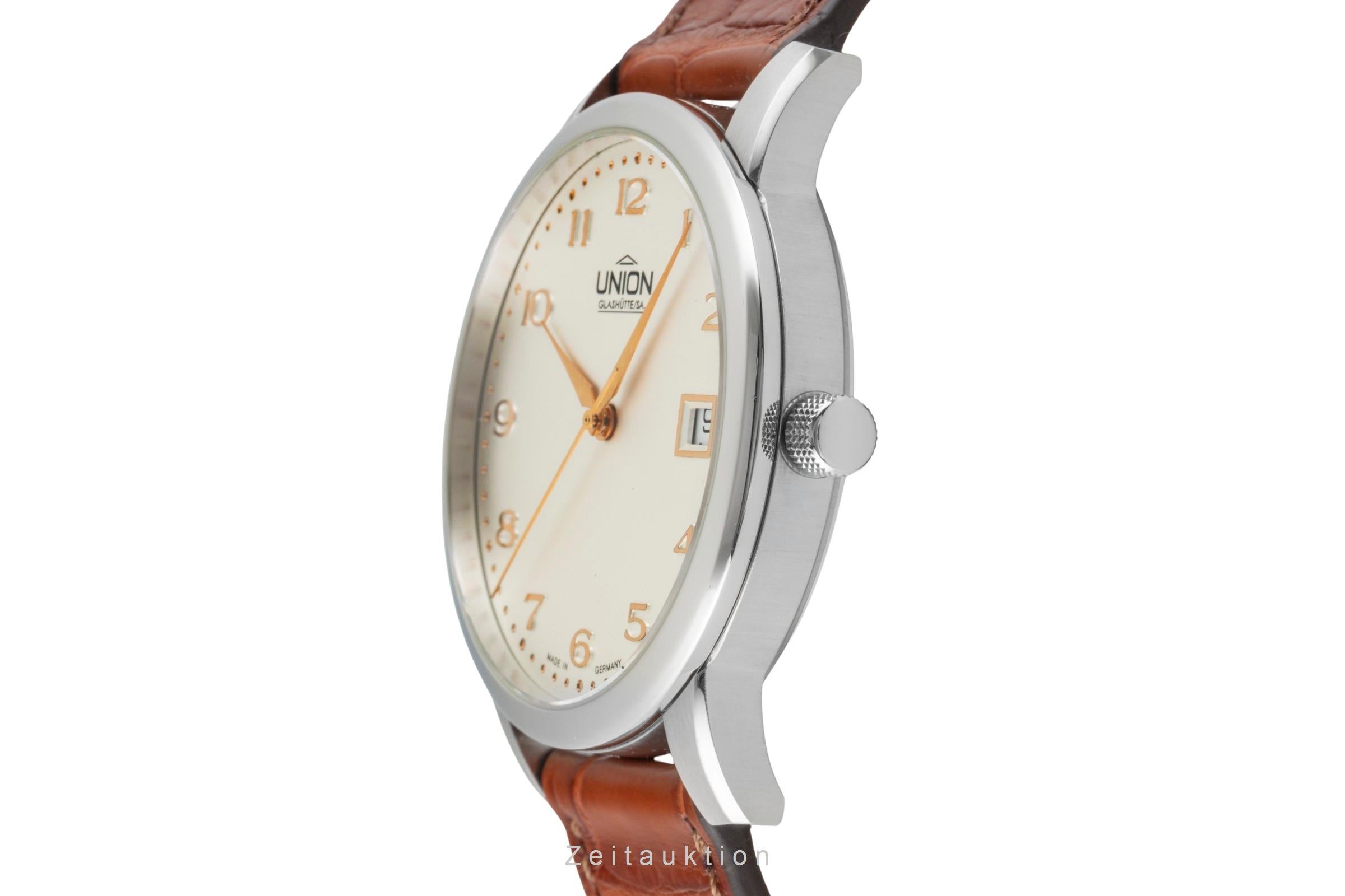 Union Glashütte Diplomat steel automatic men's watch 26.11.16.02.10  [2602343]