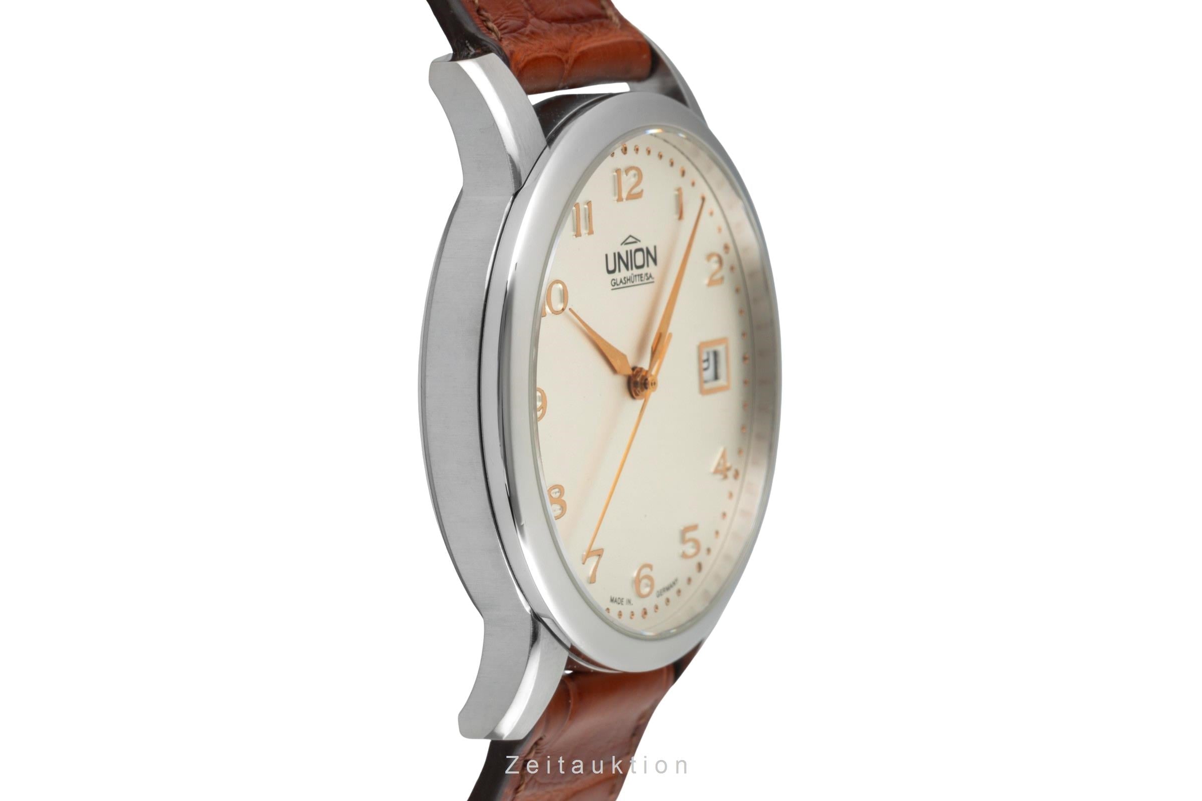 Union Glashütte Diplomat steel automatic men's watch 26.11.16.02.10  [2602343]