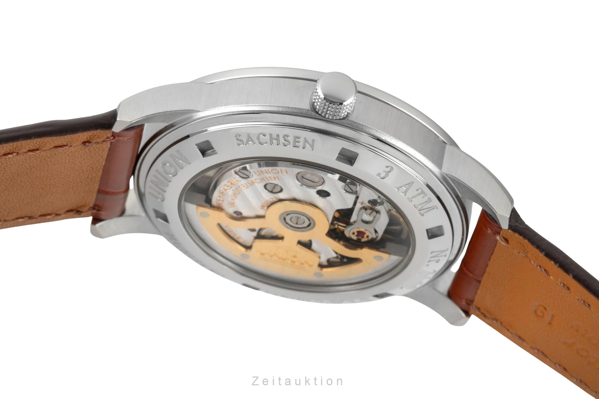 Union Glashütte Diplomat steel automatic men's watch 26.11.16.02.10  [2602343]