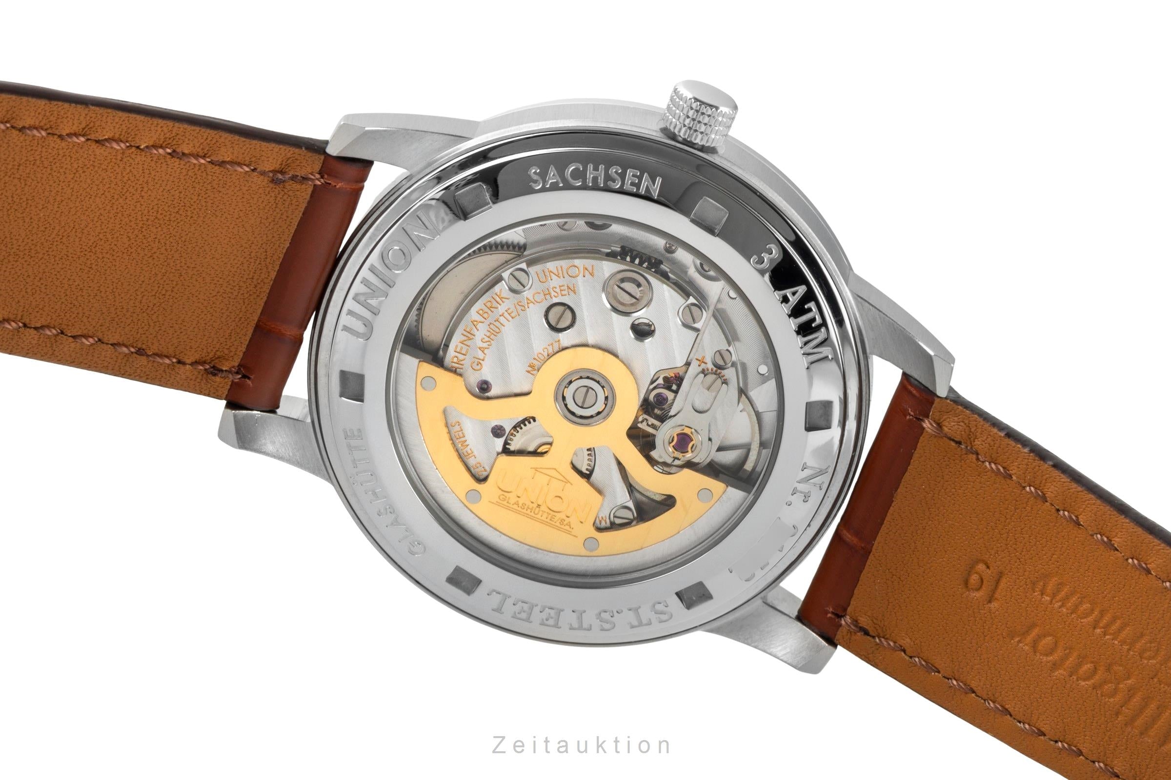 Union Glashütte Diplomat steel automatic men's watch 26.11.16.02.10  [2602343]