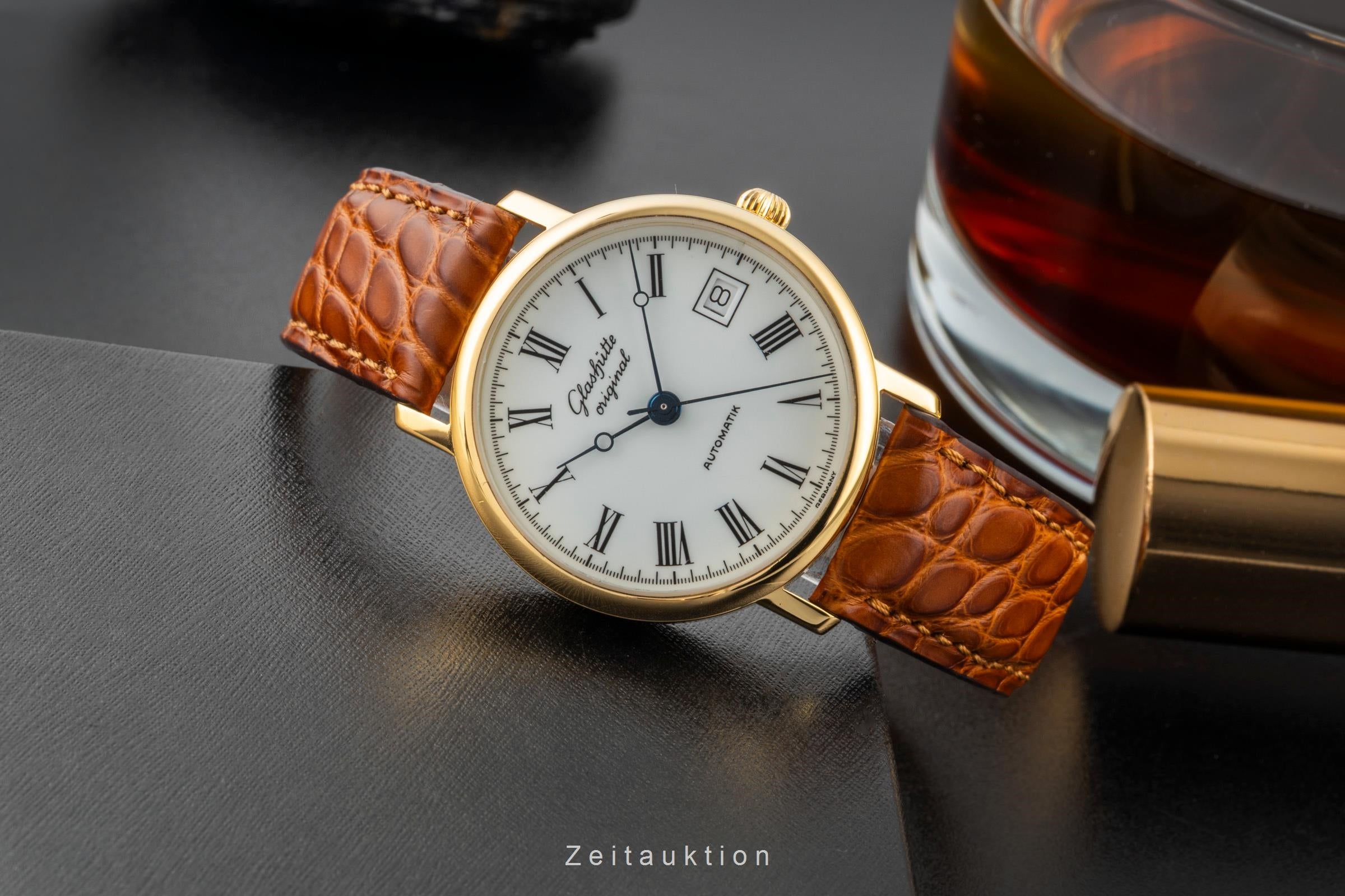 Glashütte Messing vergoldet Automatik Herrenuhr Ref. 10-31-01-01-04  [2602344]