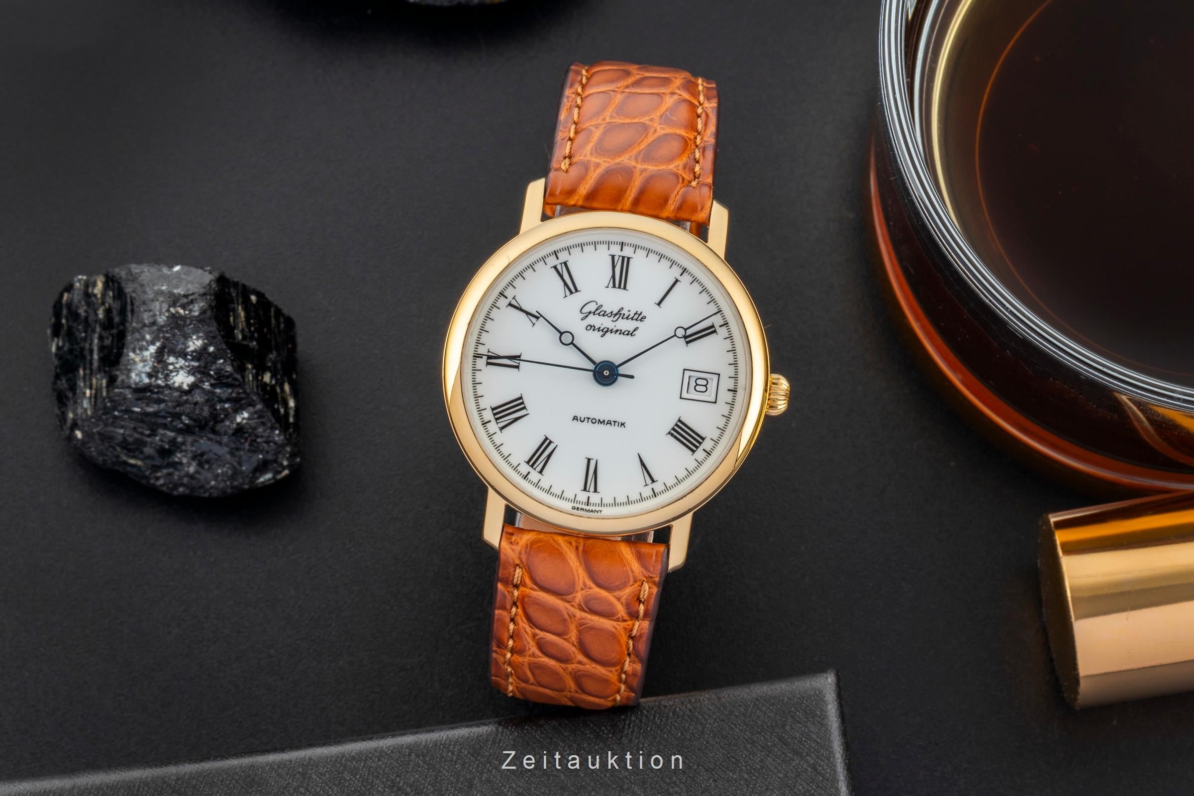 Glashütte Messing vergoldet Automatik Herrenuhr Ref. 10-31-01-01-04  [2602344]