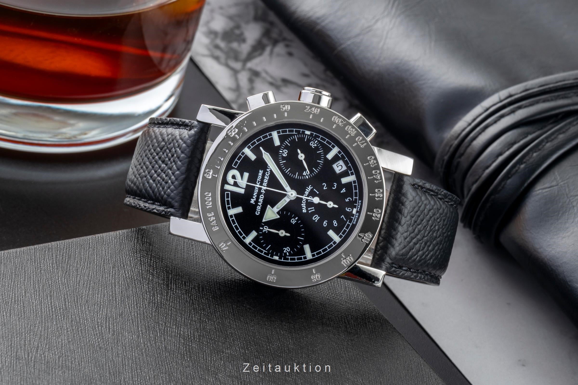 Girard Perregaux 7000 cronógrafo acero automático reloj para caballeros 7030  [2602345]