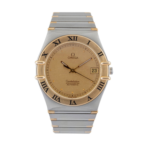 Omega Constellation acier / or  automatique montre pour hommes 368.1075  [2602349]