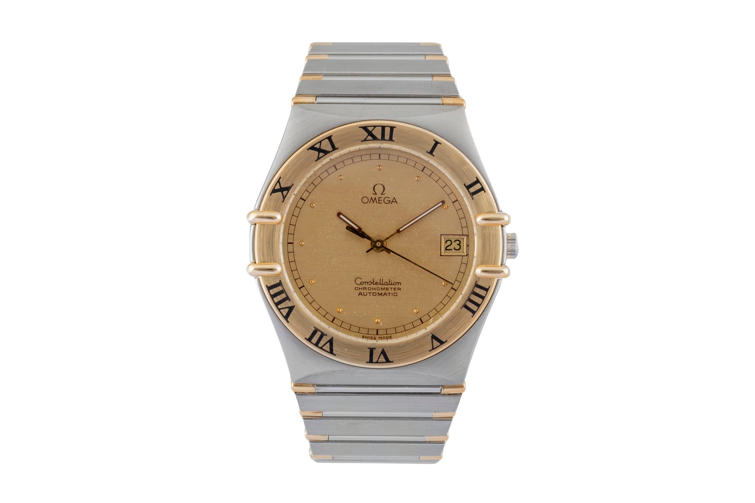 Omega Constellation steel / gold automatic men's watch 368.1075  [2602349]