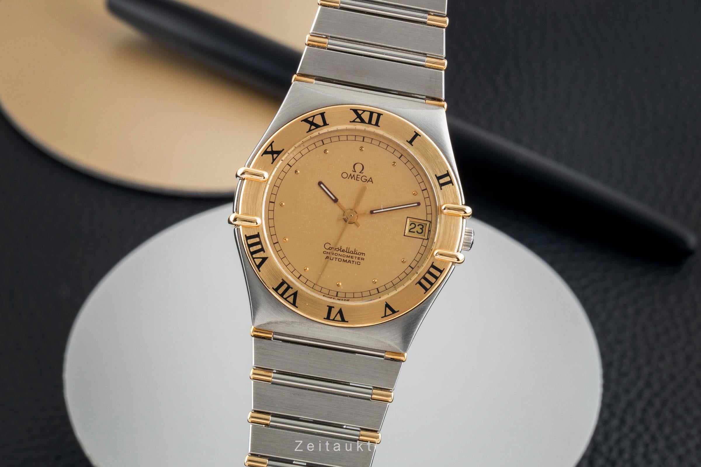 Omega Constellation steel / gold automatic men's watch 368.1075  [2602349]