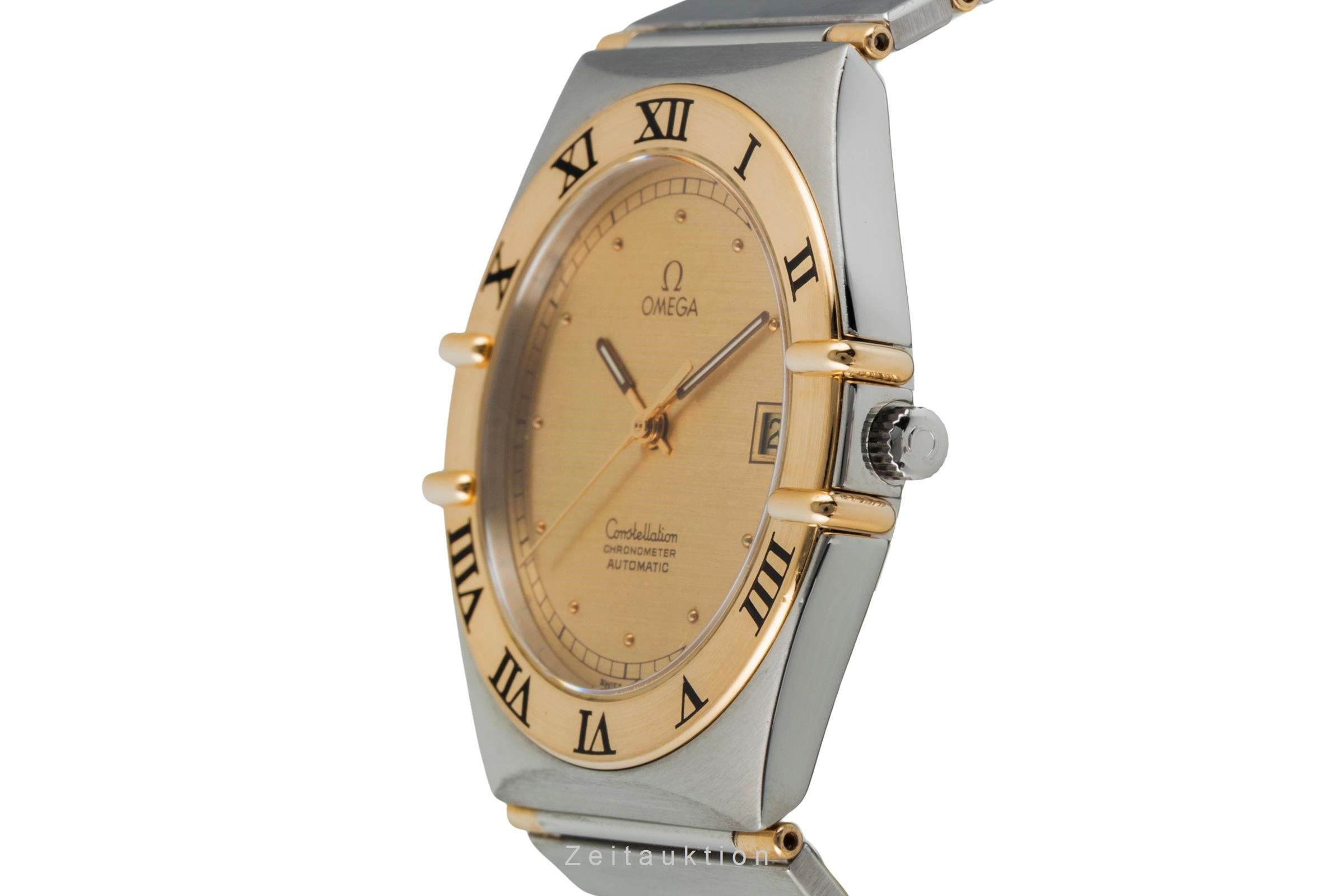 Omega Constellation acier / or  automatique montre pour hommes 368.1075  [2602349]
