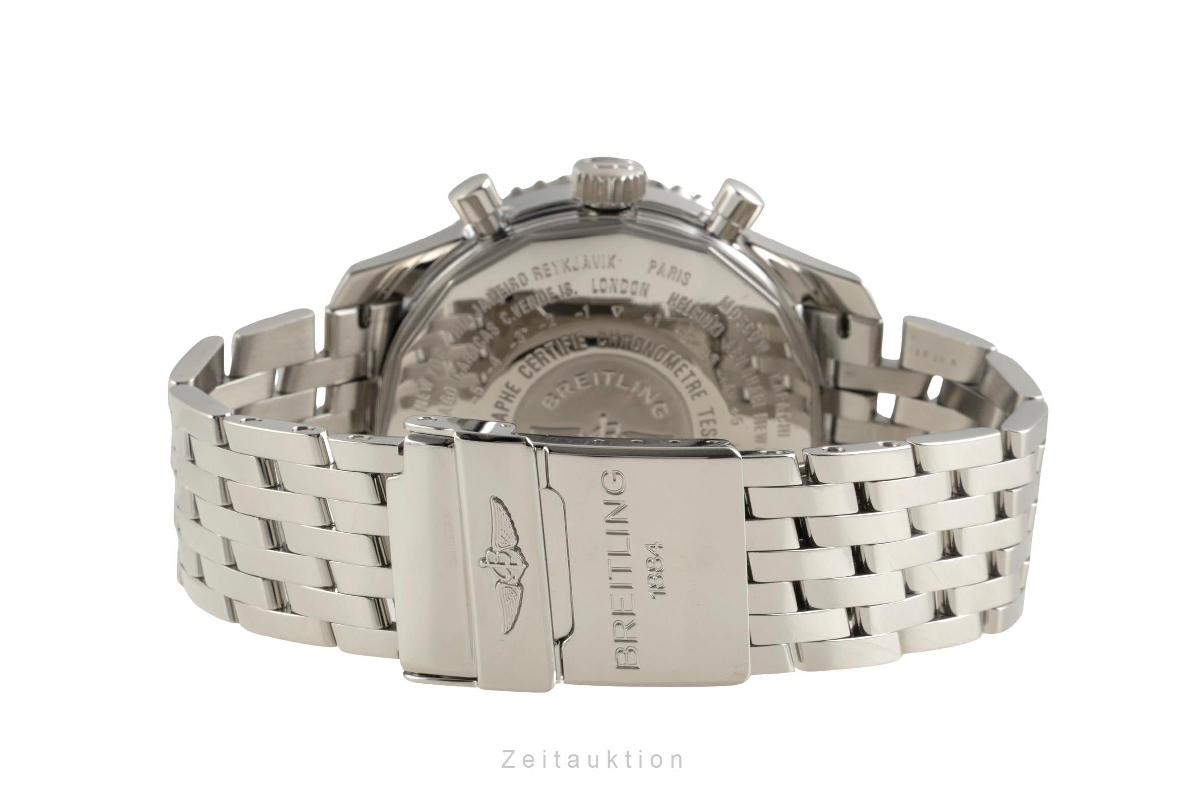Breitling Navitimer World chronograph steel automatic men's watch A24322  [2602350]