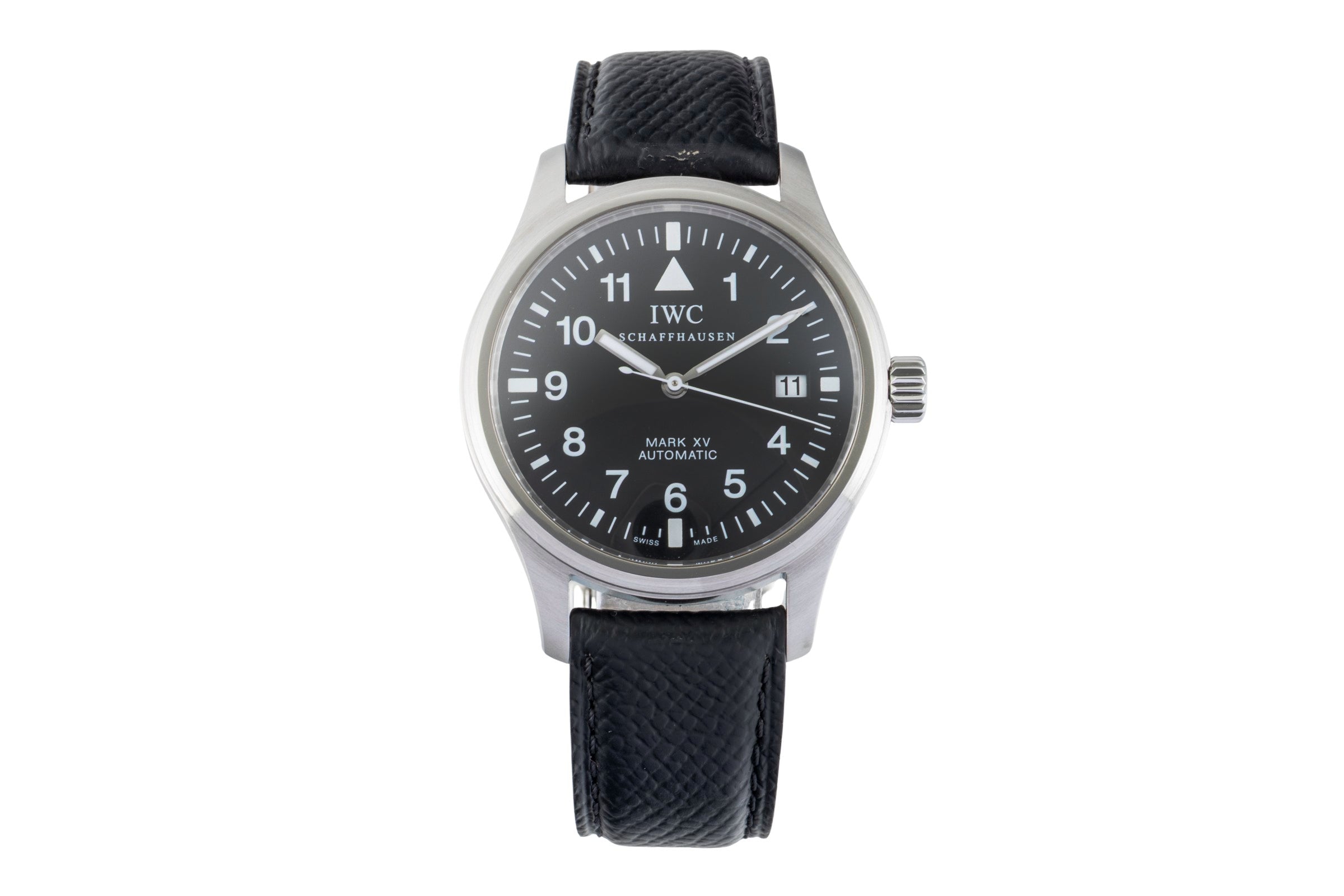 IWC Fliegeruhr Mark XV Edelstahl Automatik Herrenuhr Ref. IW325301 B&P 2002 [2602352]
