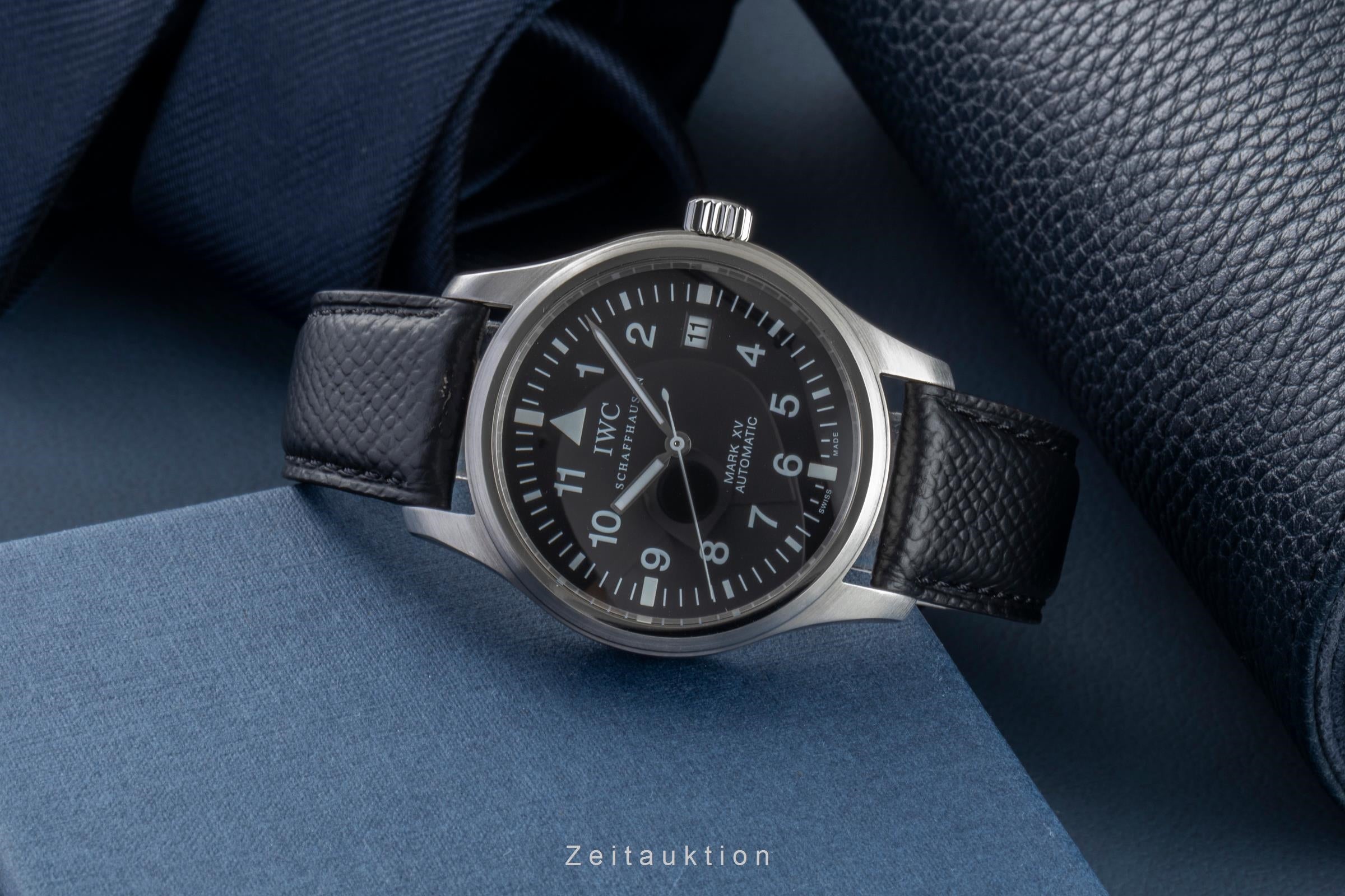 IWC Fliegeruhr Mark XV Edelstahl Automatik Herrenuhr Ref. IW325301 B&P 2002 [2602352]