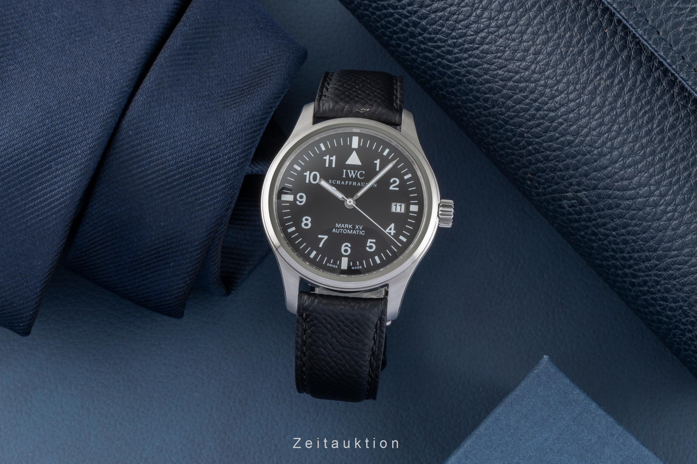 IWC Fliegeruhr Mark XV Edelstahl Automatik Herrenuhr Ref. IW325301 B&P 2002 [2602352]