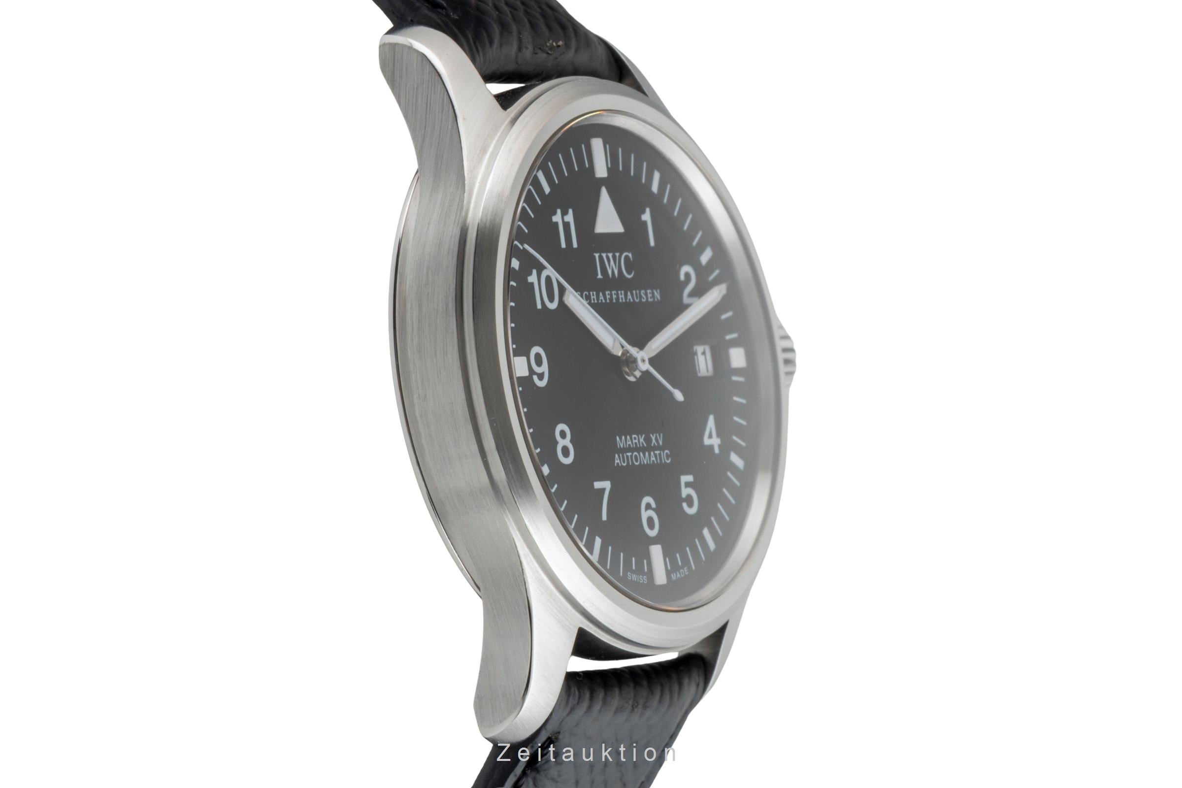 IWC Fliegeruhr Mark XV Edelstahl Automatik Herrenuhr Ref. IW325301 B&P 2002 [2602352]