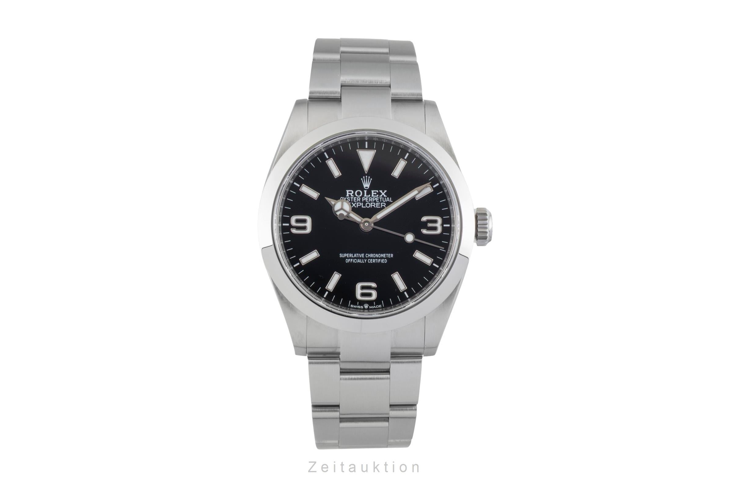 Rolex Explorer steel automatic men's watch 224270  [2602353]