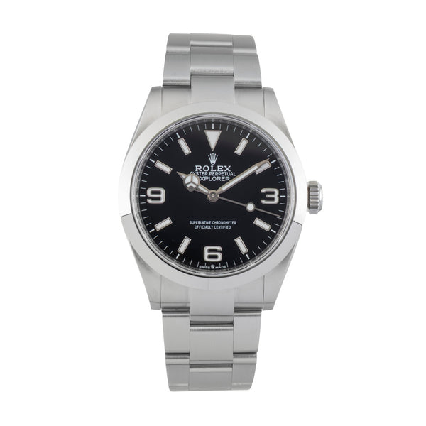 Rolex Explorer steel automatic men's watch 224270  [2602353]