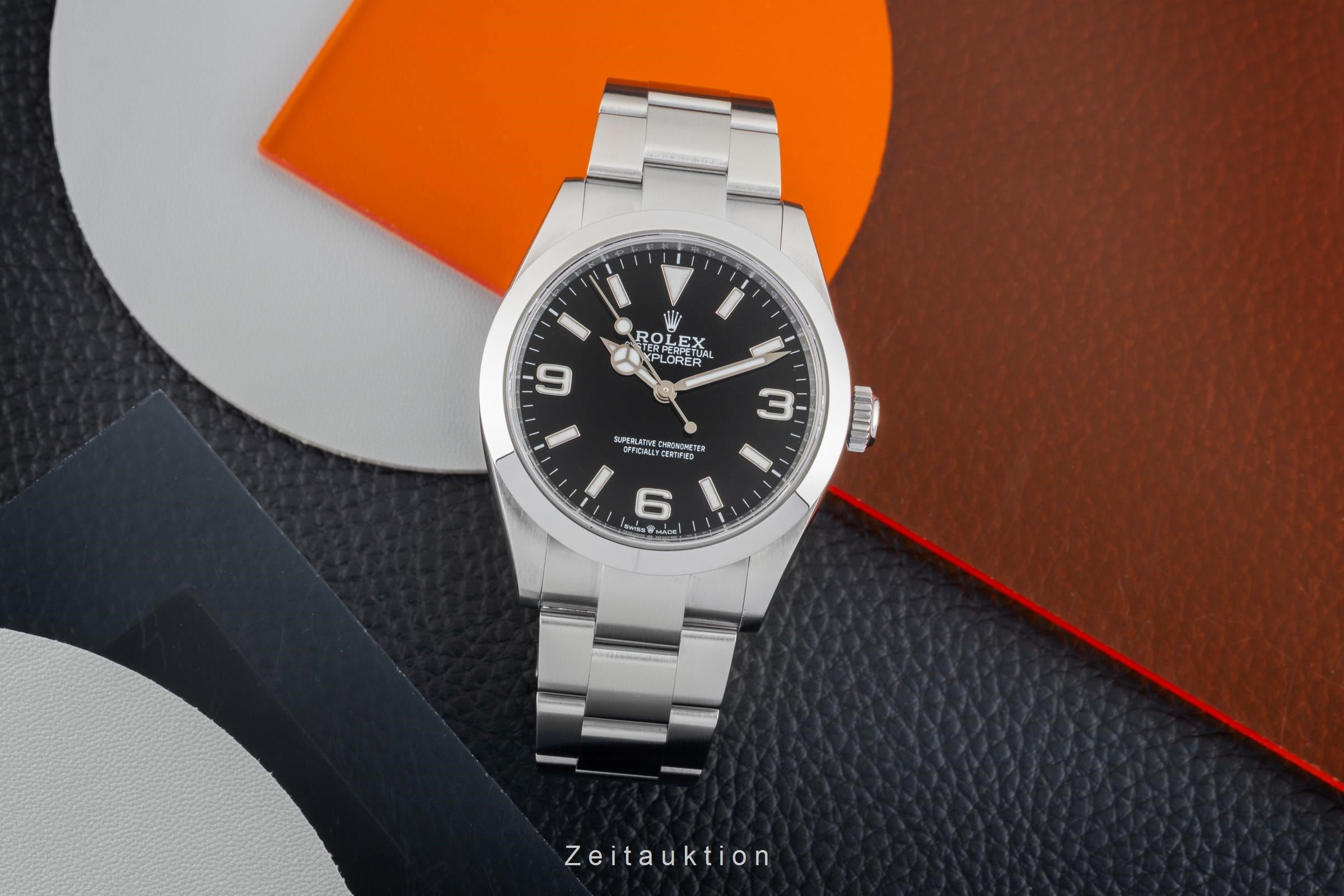 Rolex Explorer steel automatic men's watch 224270  [2602353]