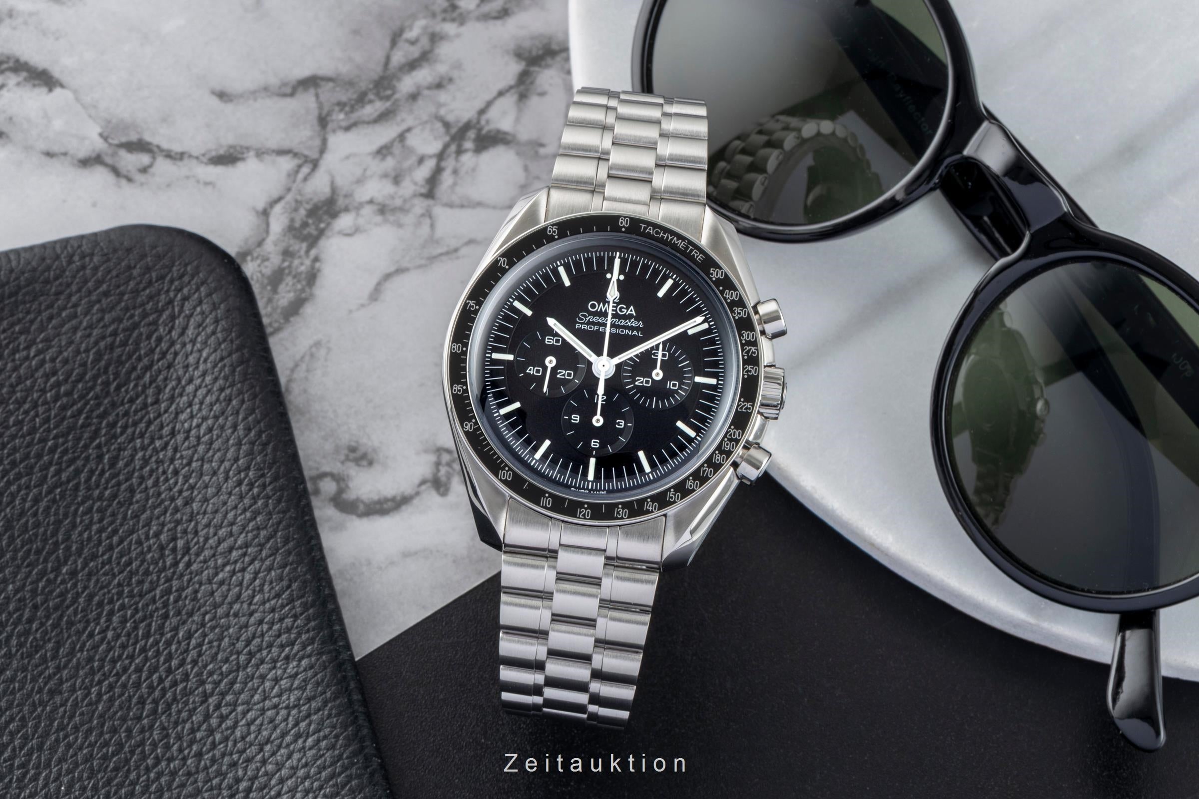 Omega Speedmaster Moonwatch cronógrafo acero cuerda manual reloj para caballeros 310.30.42.50.01.001 LP: 7600EUR  [2602354]