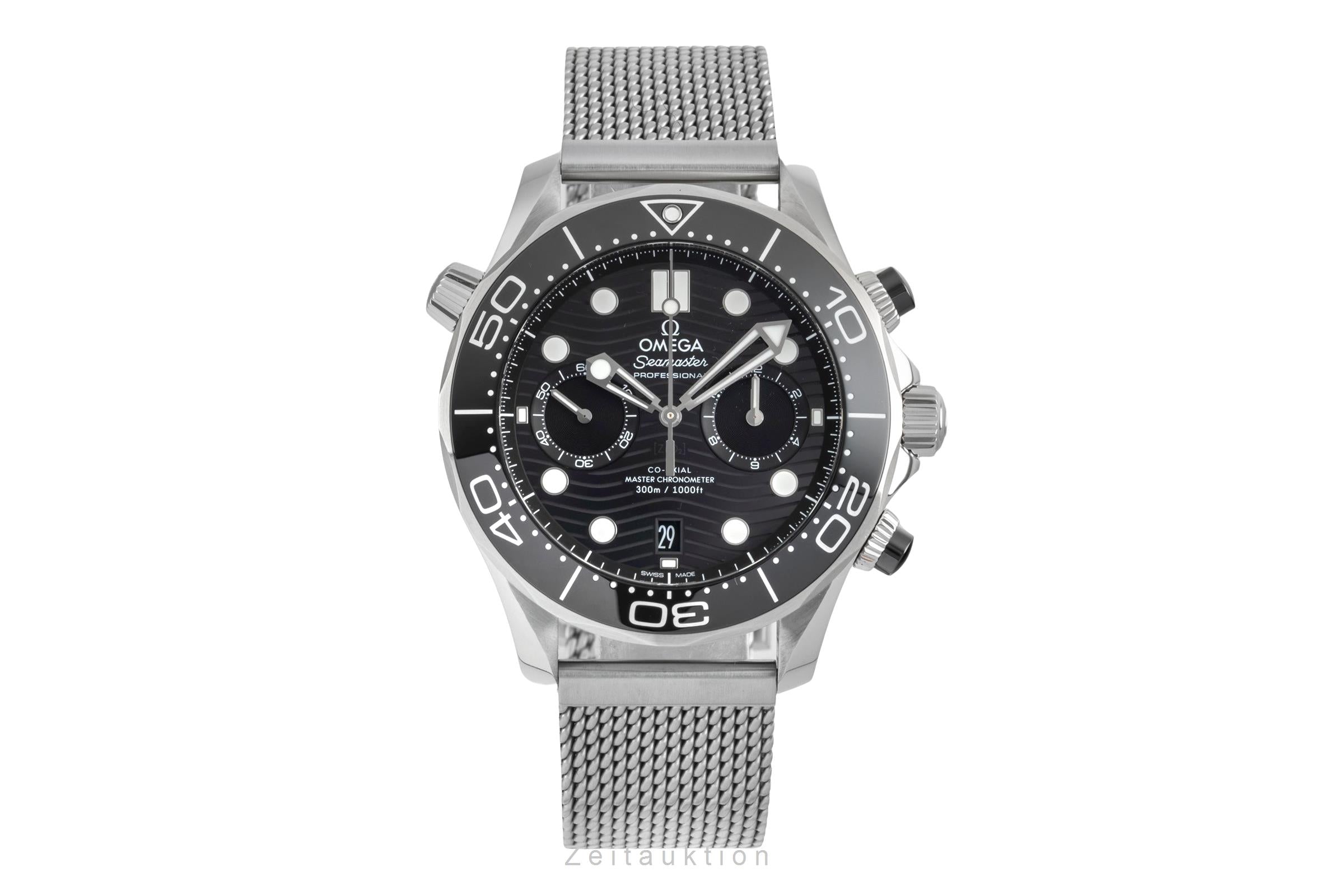 Omega Seamaster cronógrafo acero automático reloj para caballeros 210.32.44.51.01.001 LP: 9000EUR  [2602355]